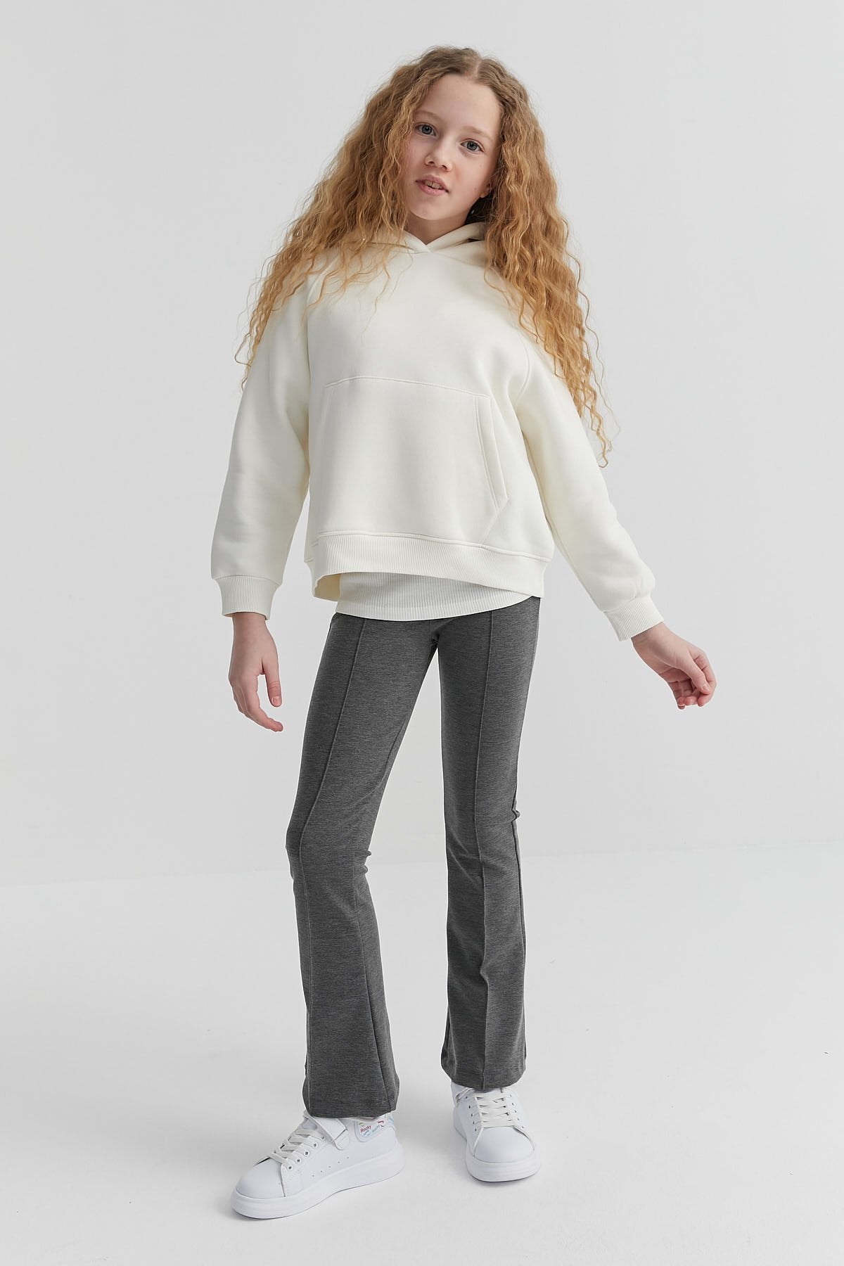 Girl's Front Seamed Leggings
