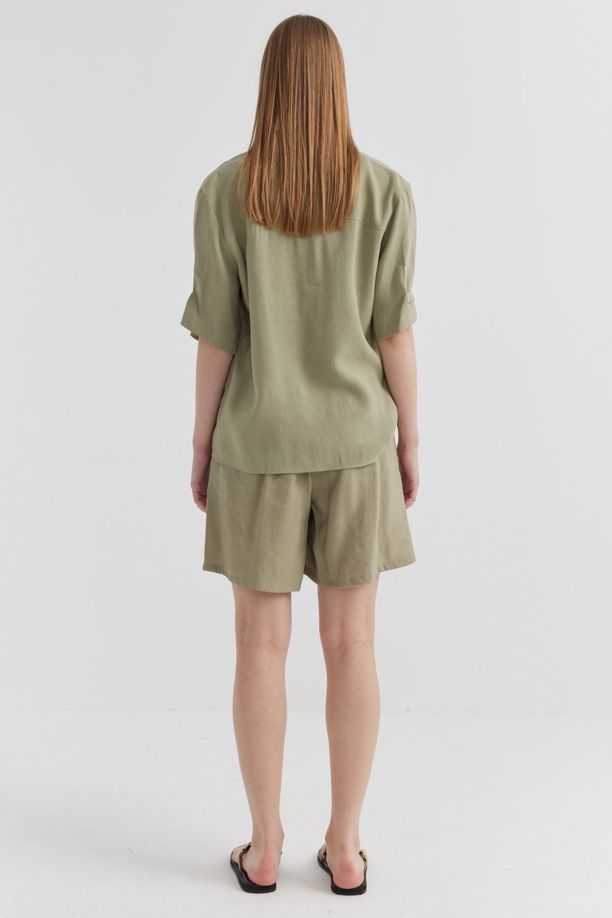 Women's Pleated Detailed Shorts