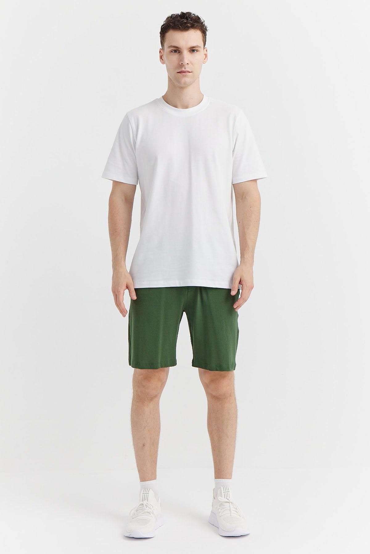 Men's Elastic Waist Shorts