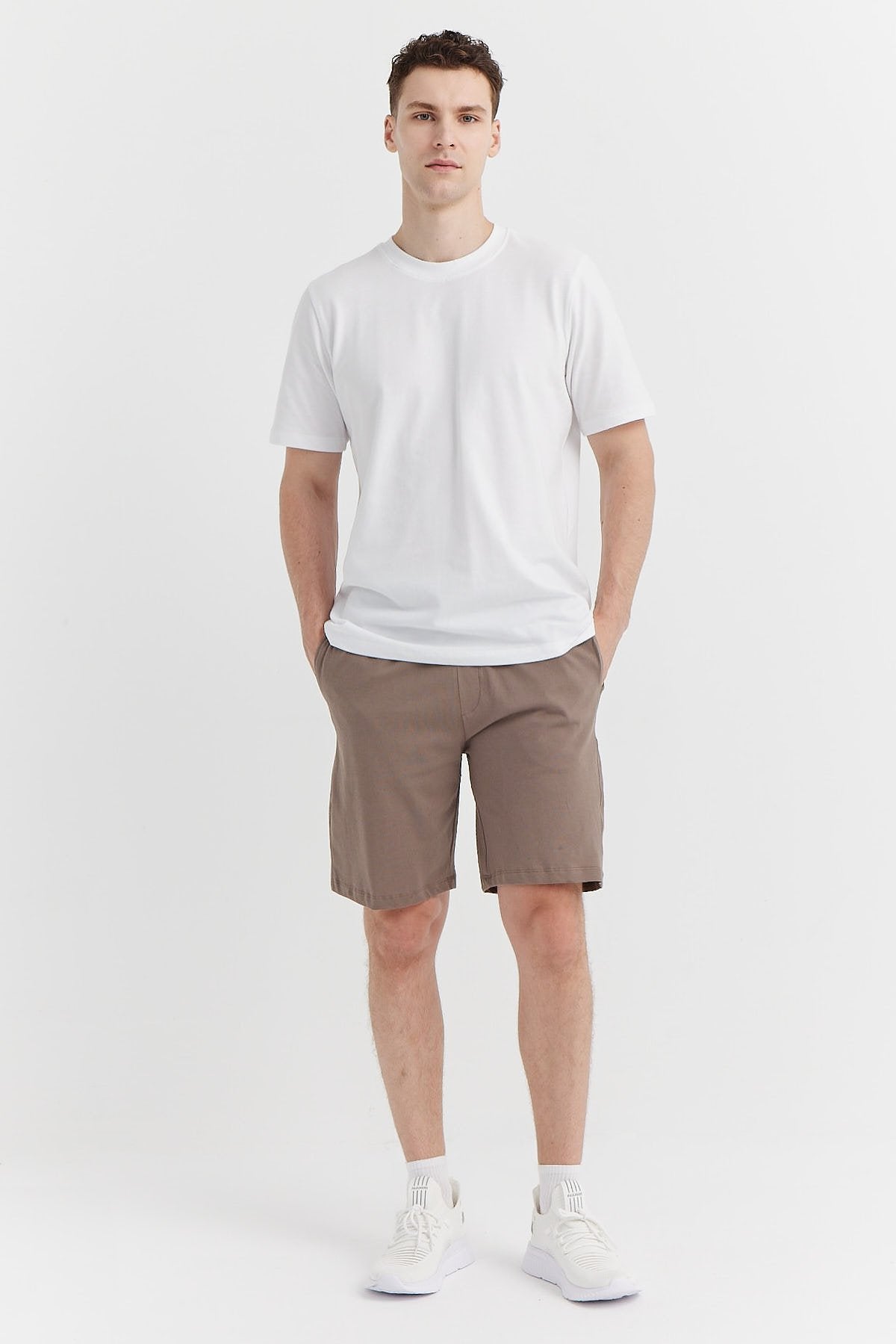 Men's Elastic Waist Shorts