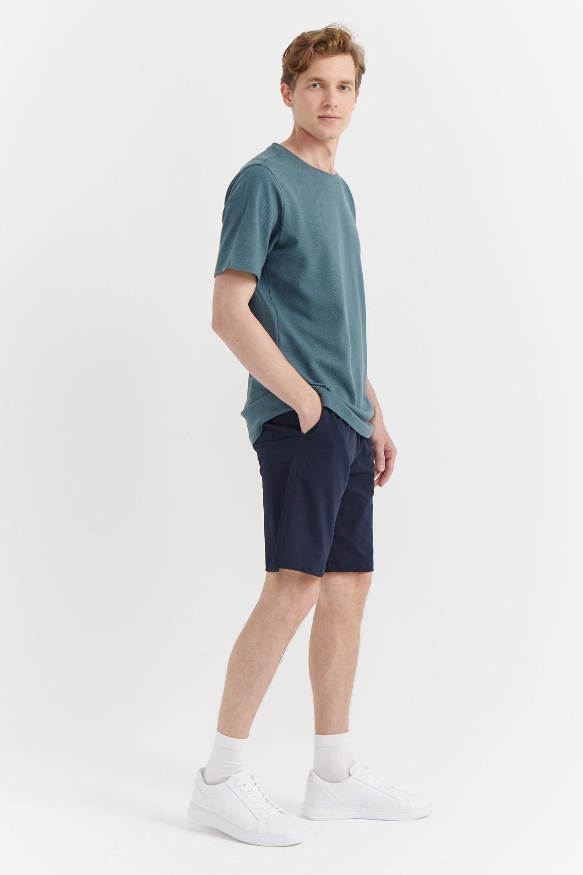 Men's Elastic Waist Shorts