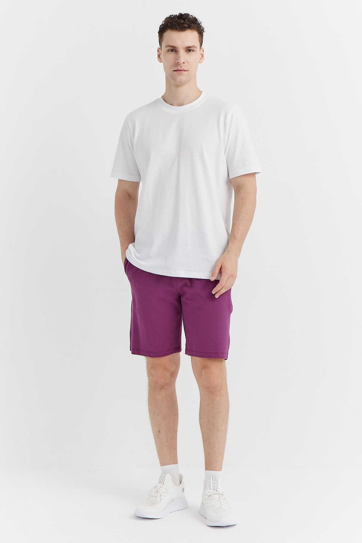 Men's Elastic Waist Shorts