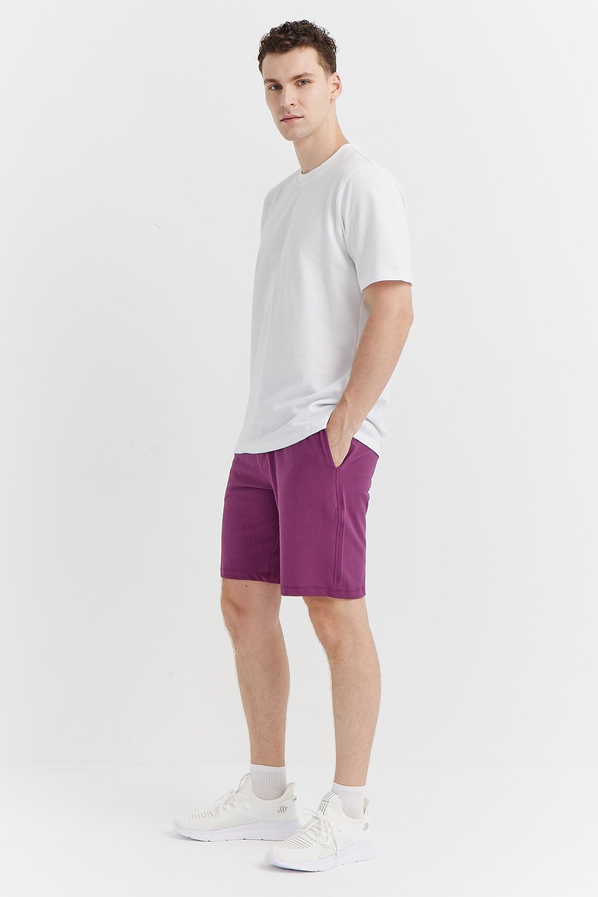 Men's Elastic Waist Shorts