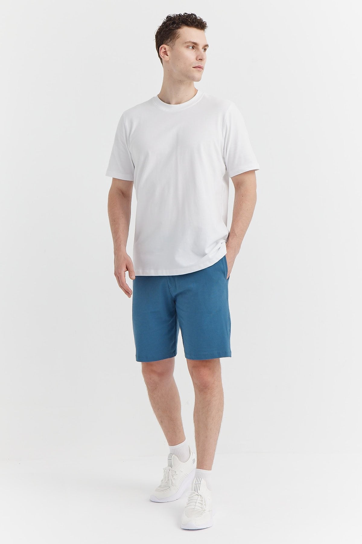 Men's Elastic Waist Shorts