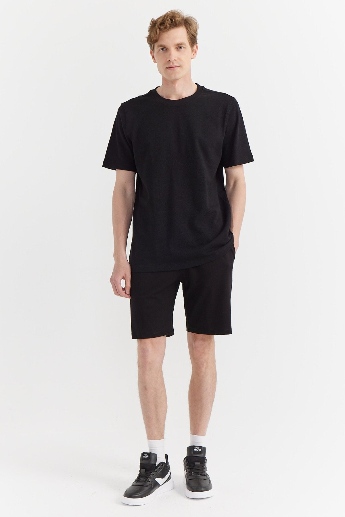 Men's Elastic Waist Shorts