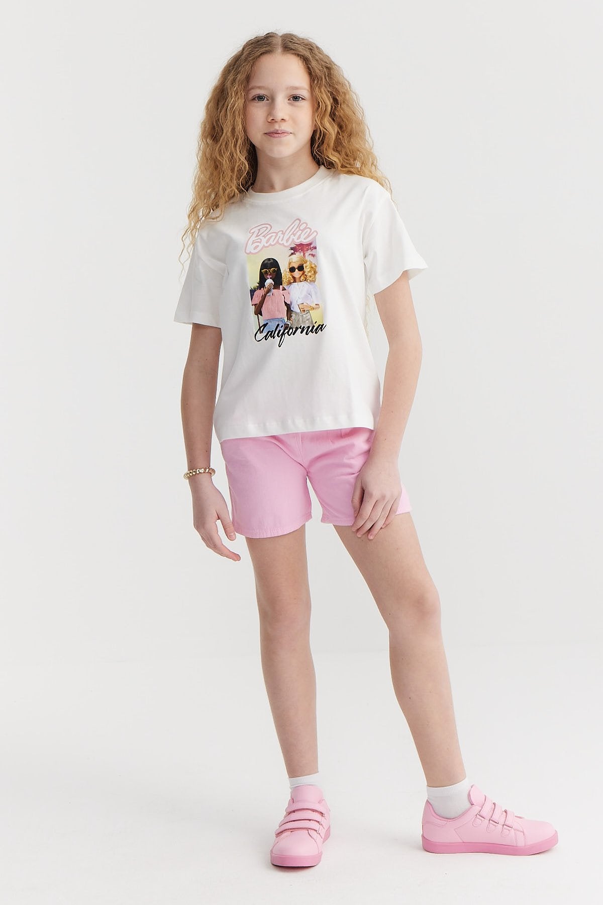 Girl's Elastic Waist Shorts