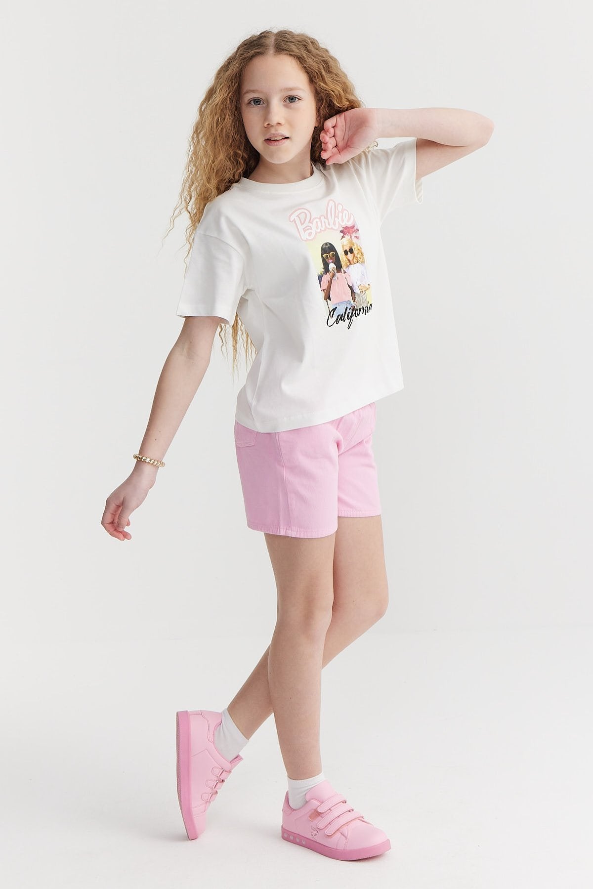 Girl's Elastic Waist Shorts