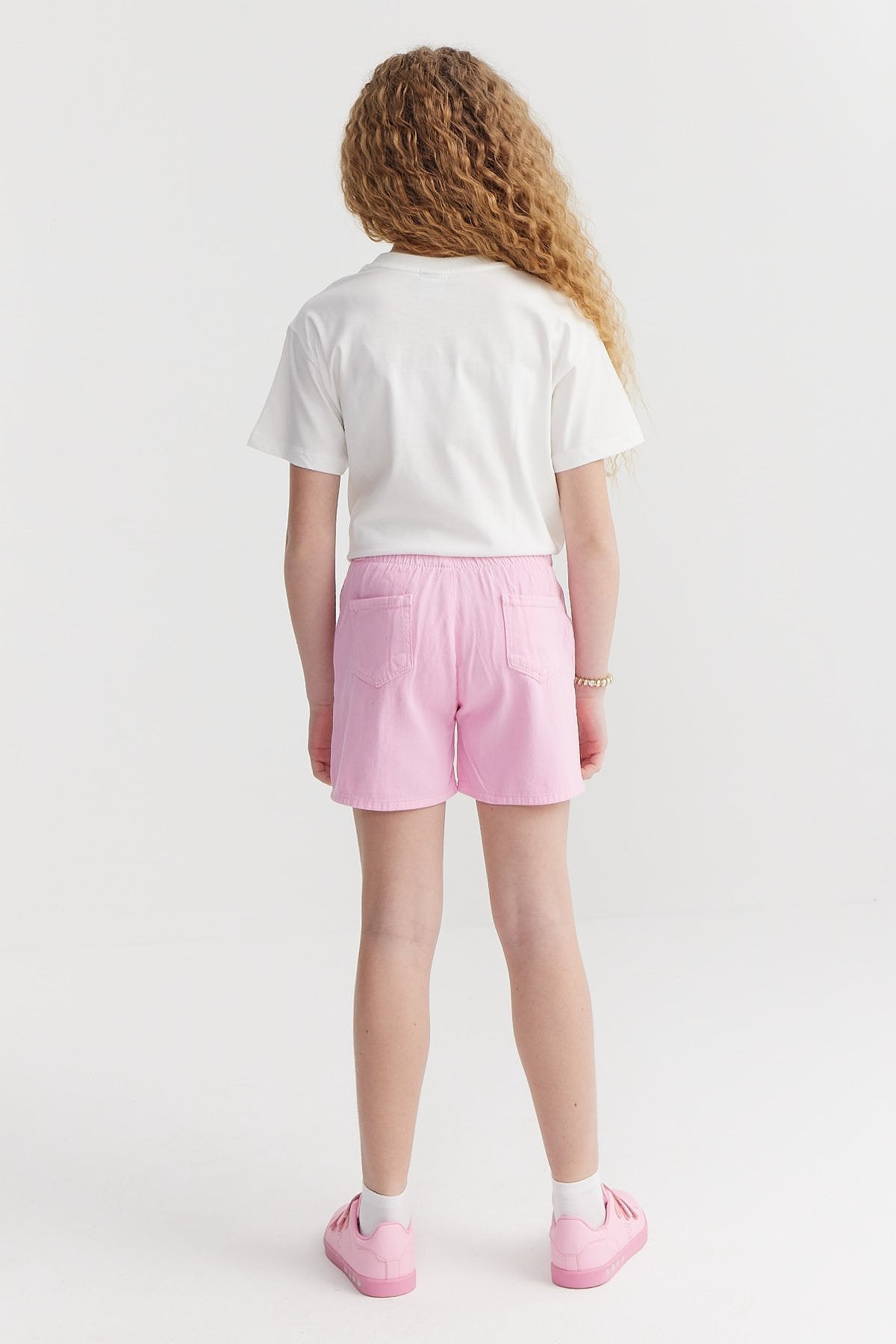 Girl's Elastic Waist Shorts