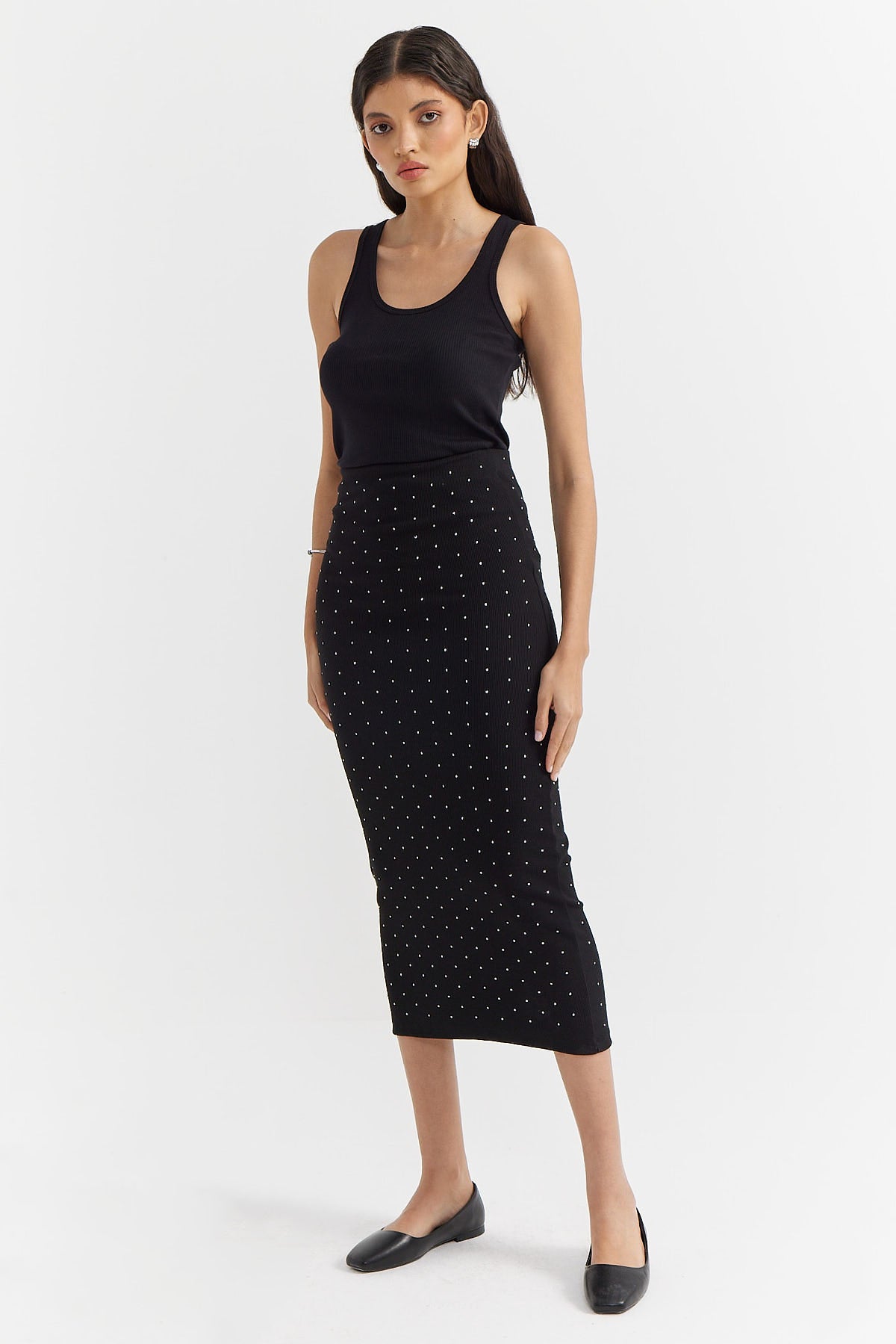Women's Stone Printed Skirt