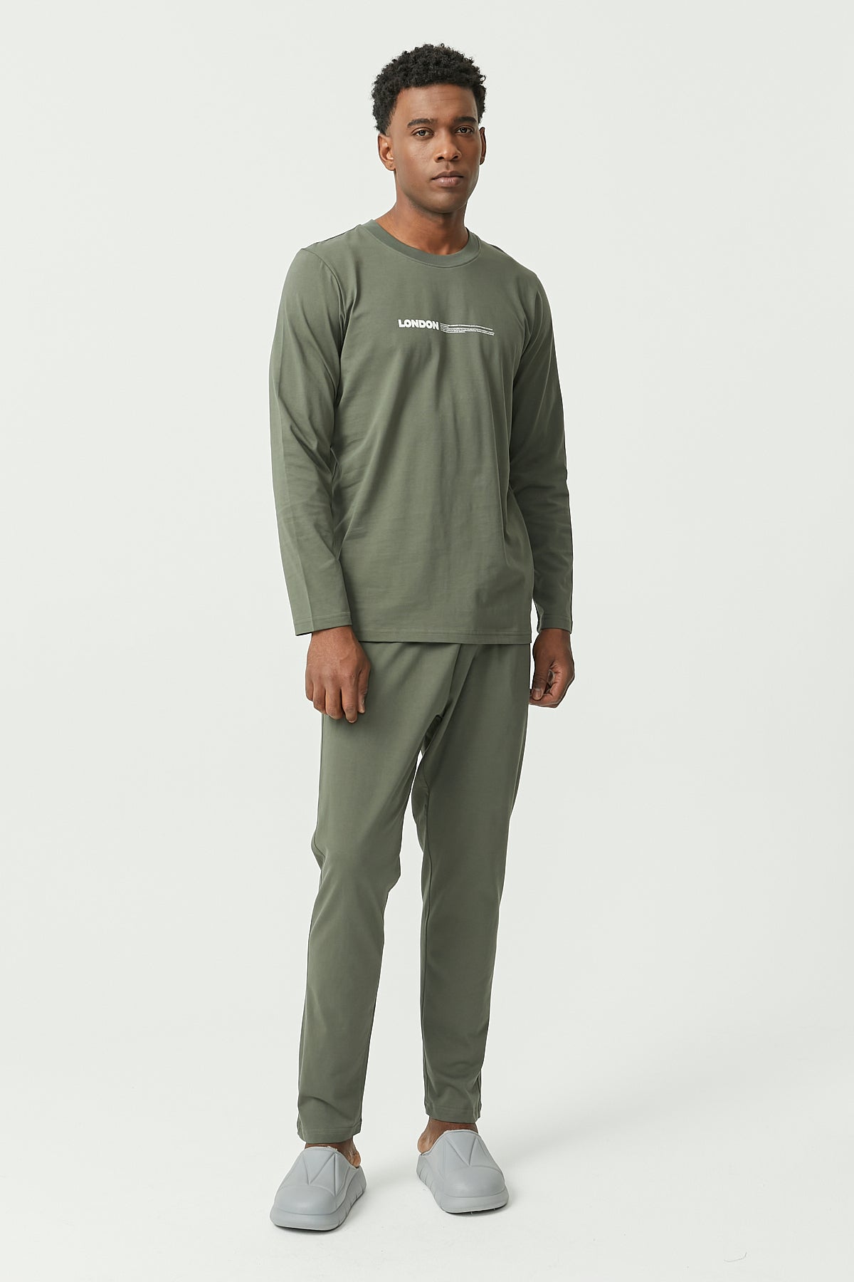 Uzun Kollu Pijama Takımı