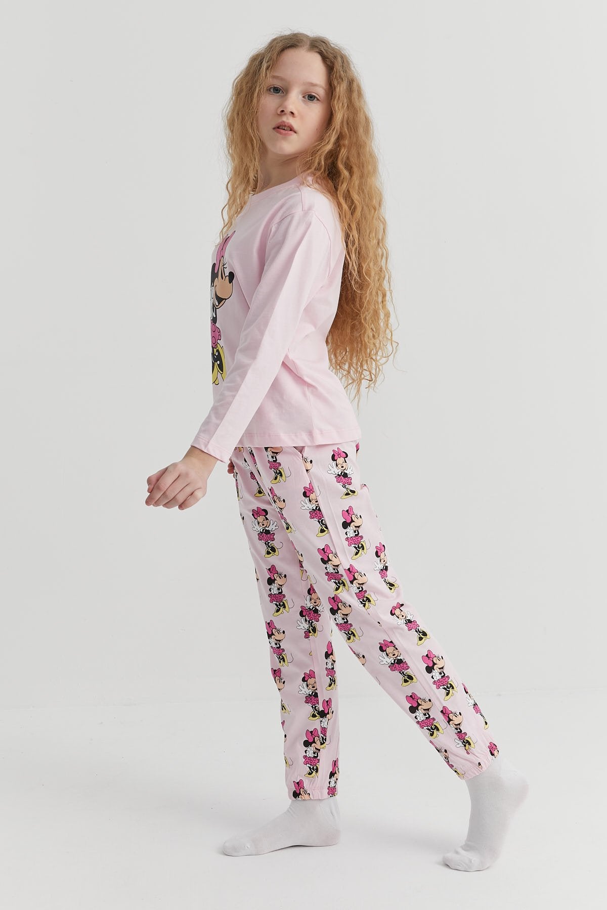 Kız Çocuk Baskılı Pijama Takımı