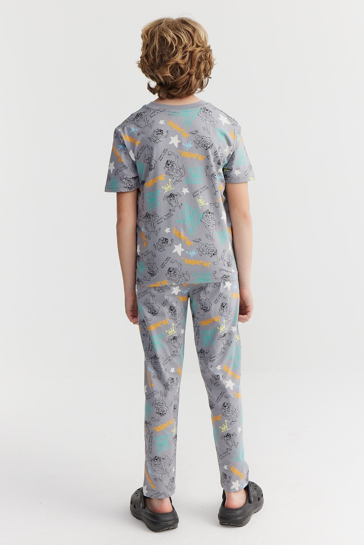 Erkek Çocuk Baskılı Pijama Takımı