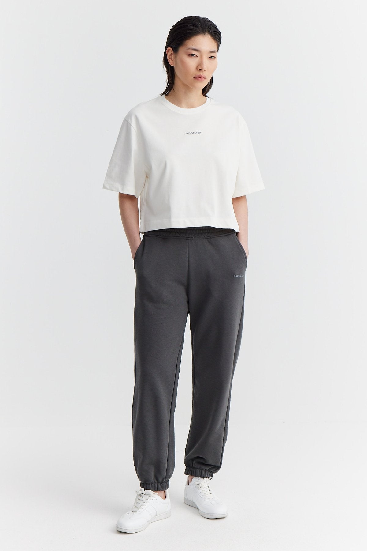 Women's Elastic Waist and Leg Sweat Bottom