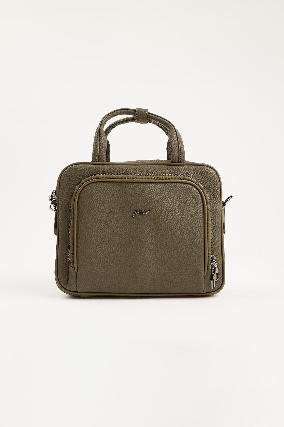 Men's Detailed Long Strap Leather Handbag
