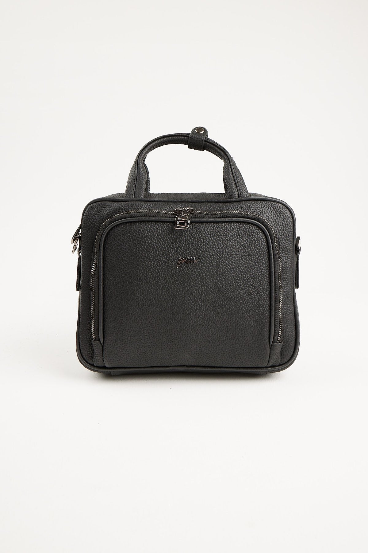 Men's Detailed Long Strap Leather Handbag