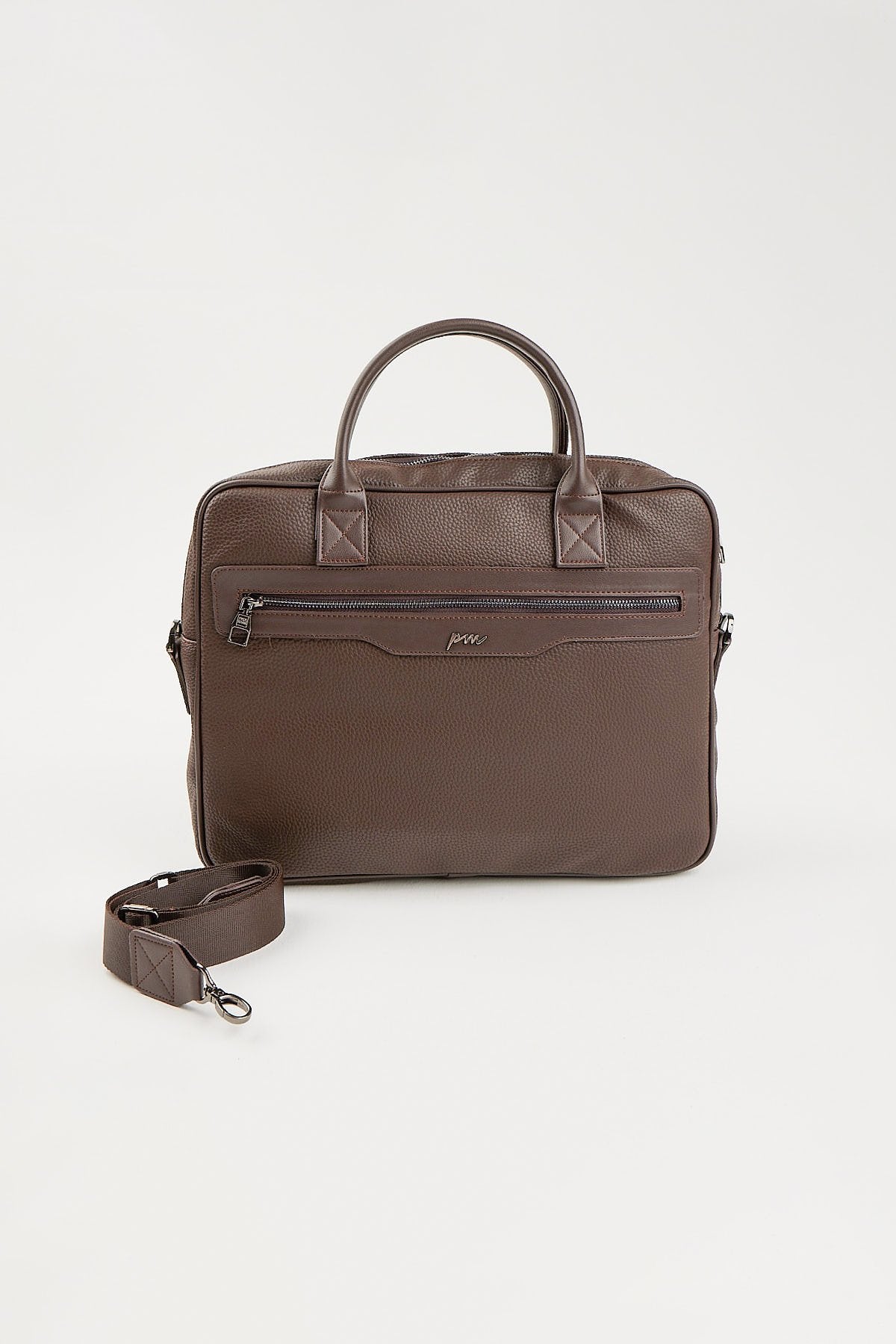 Men's Basic Floater Patterned Briefcase