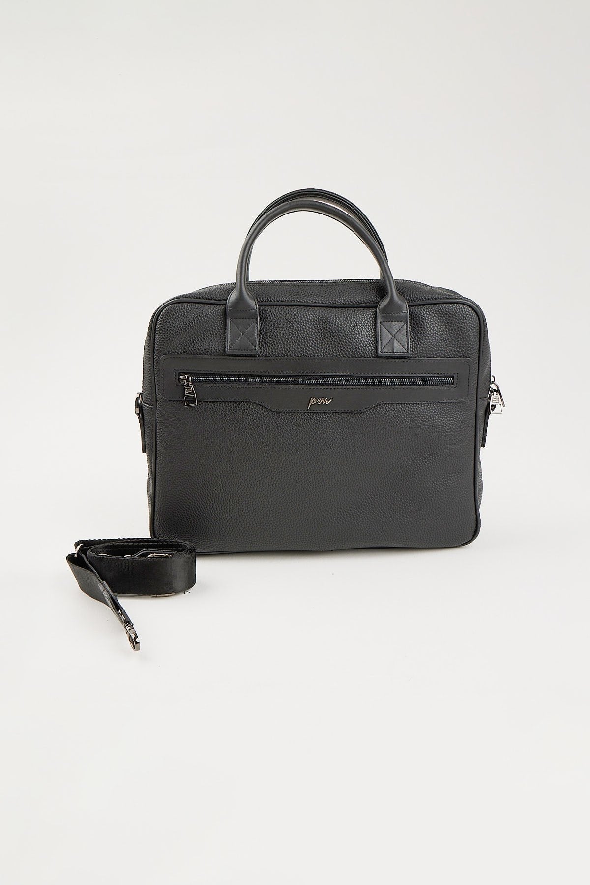 Men's Basic Floater Patterned Briefcase