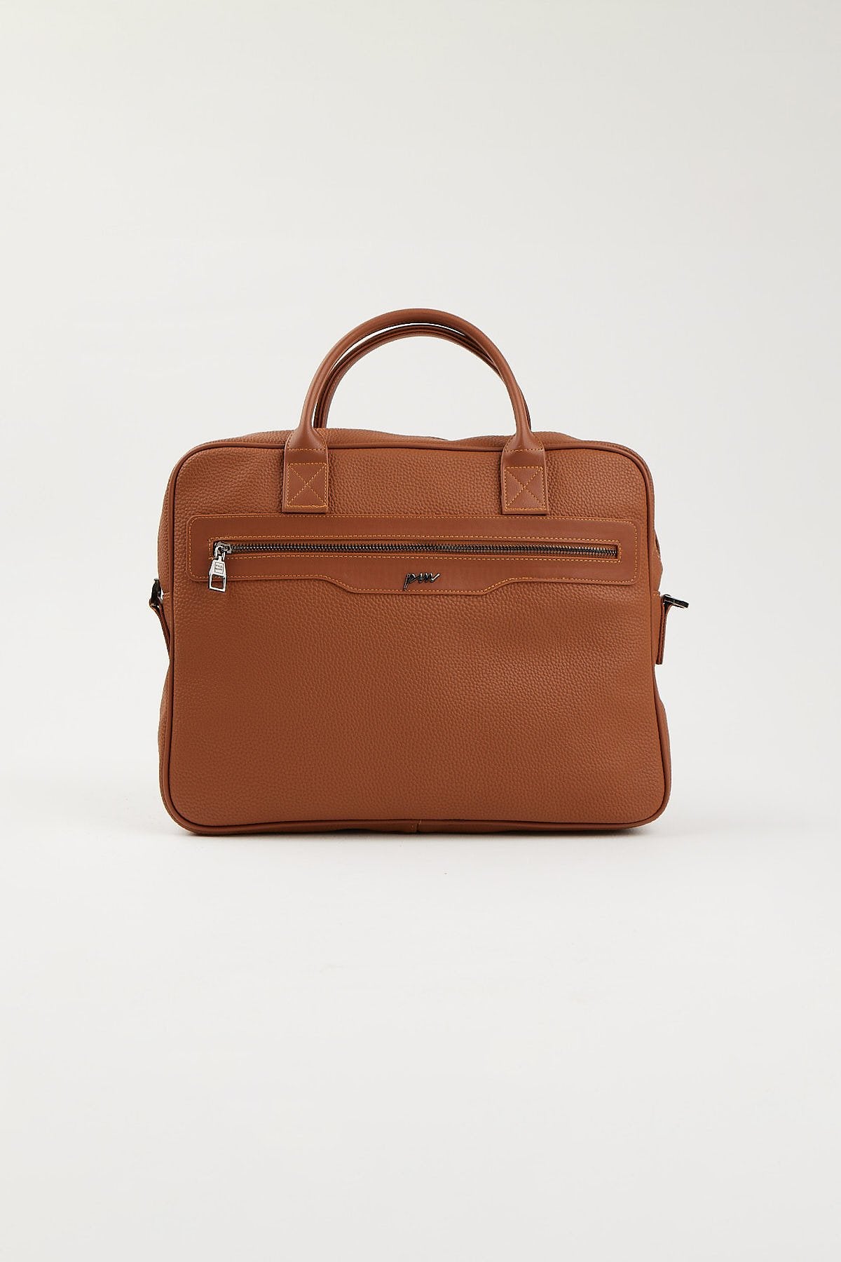 Men's Basic Floater Patterned Briefcase