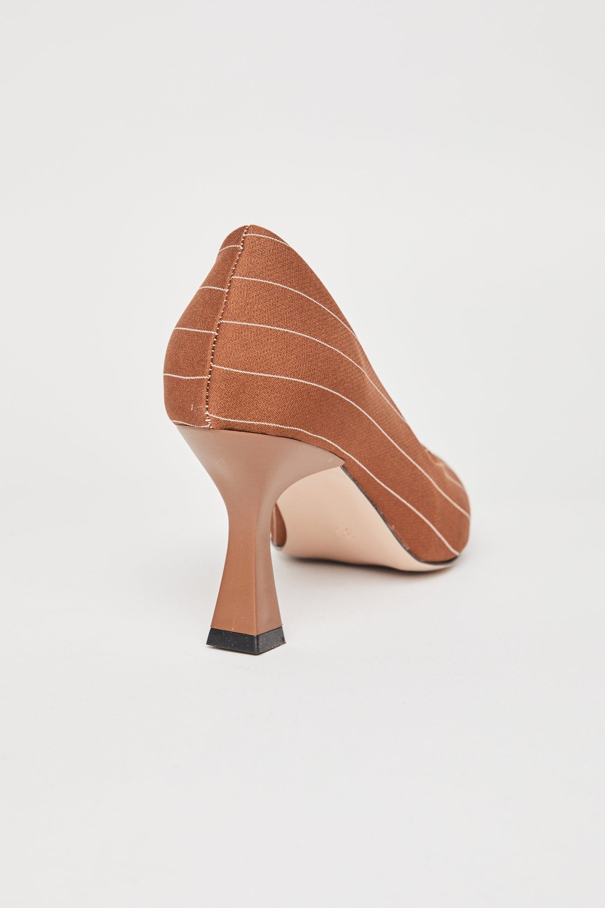 Women's Striped Detailed High Heel Shoes