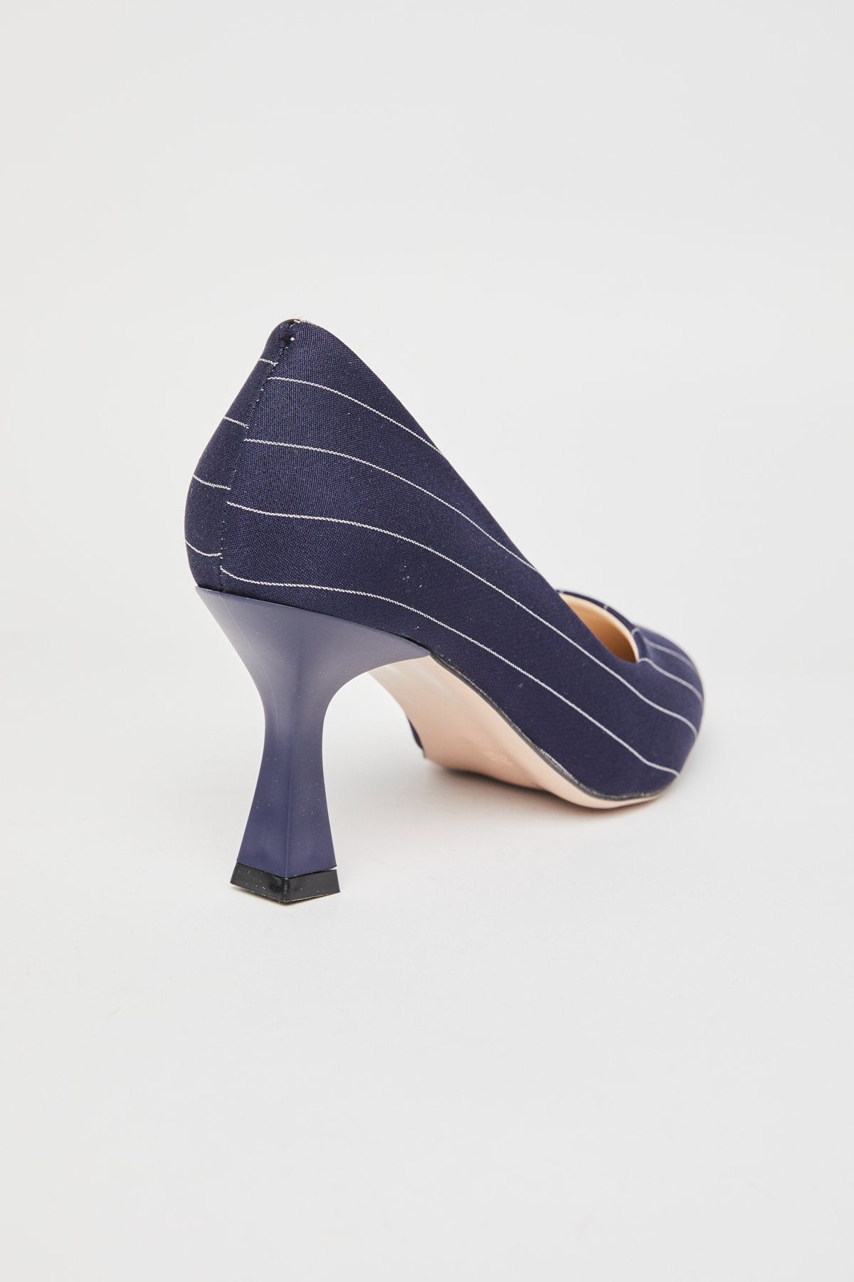 Women's Striped Detailed High Heel Shoes
