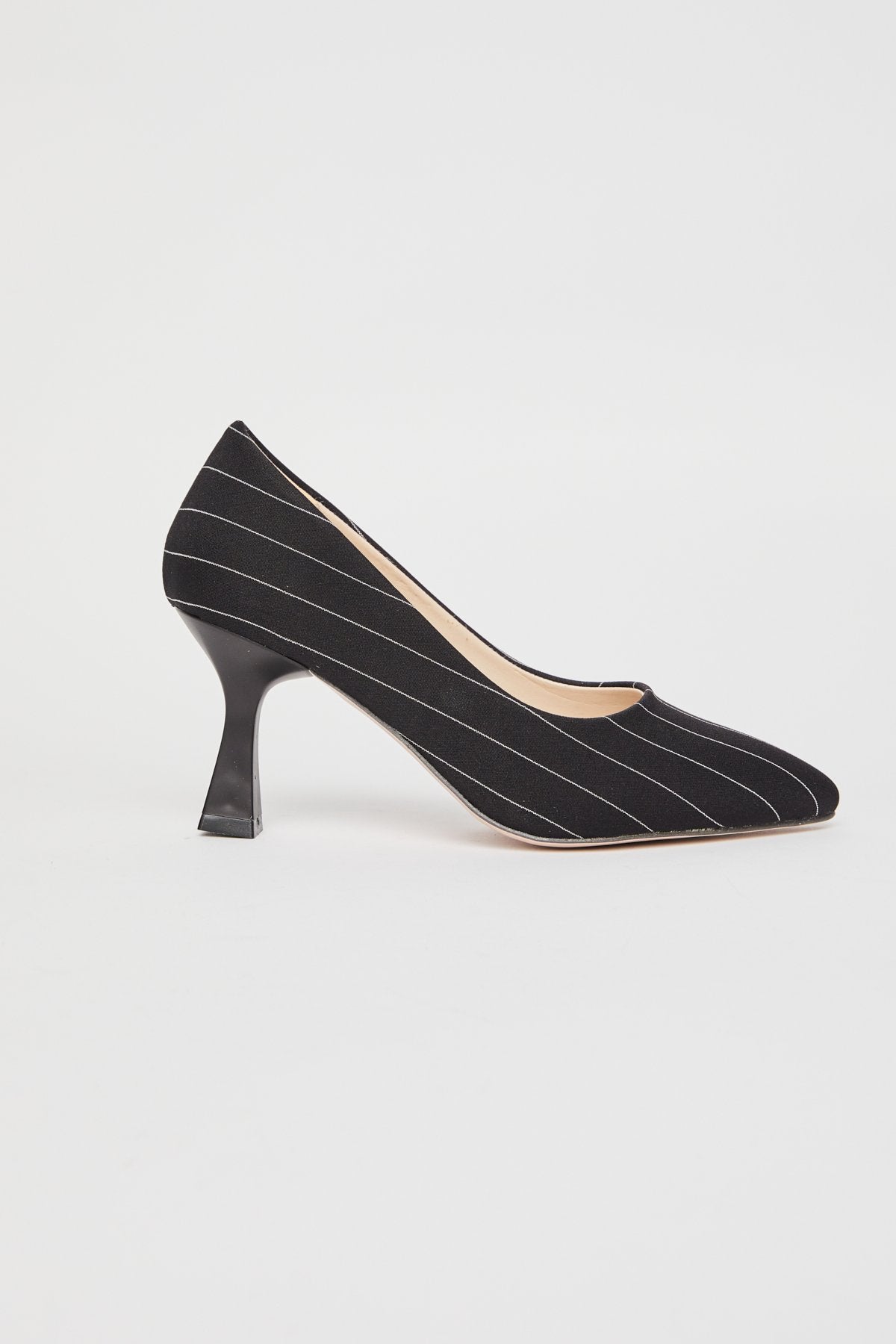 Women's Striped Detailed High Heel Shoes
