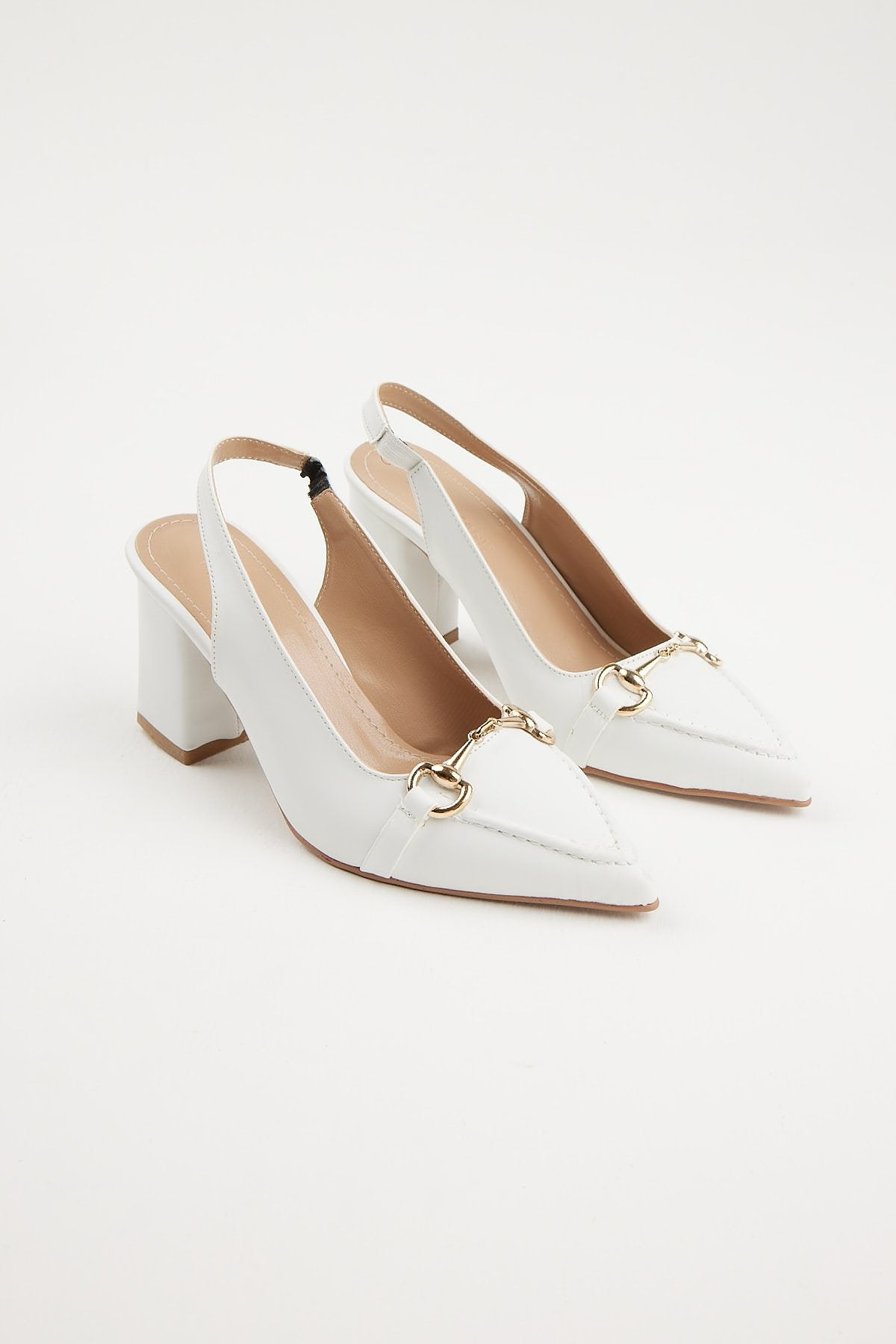 پێڵاوی پاژنەی ئەستووری Slingback ئافرەتان