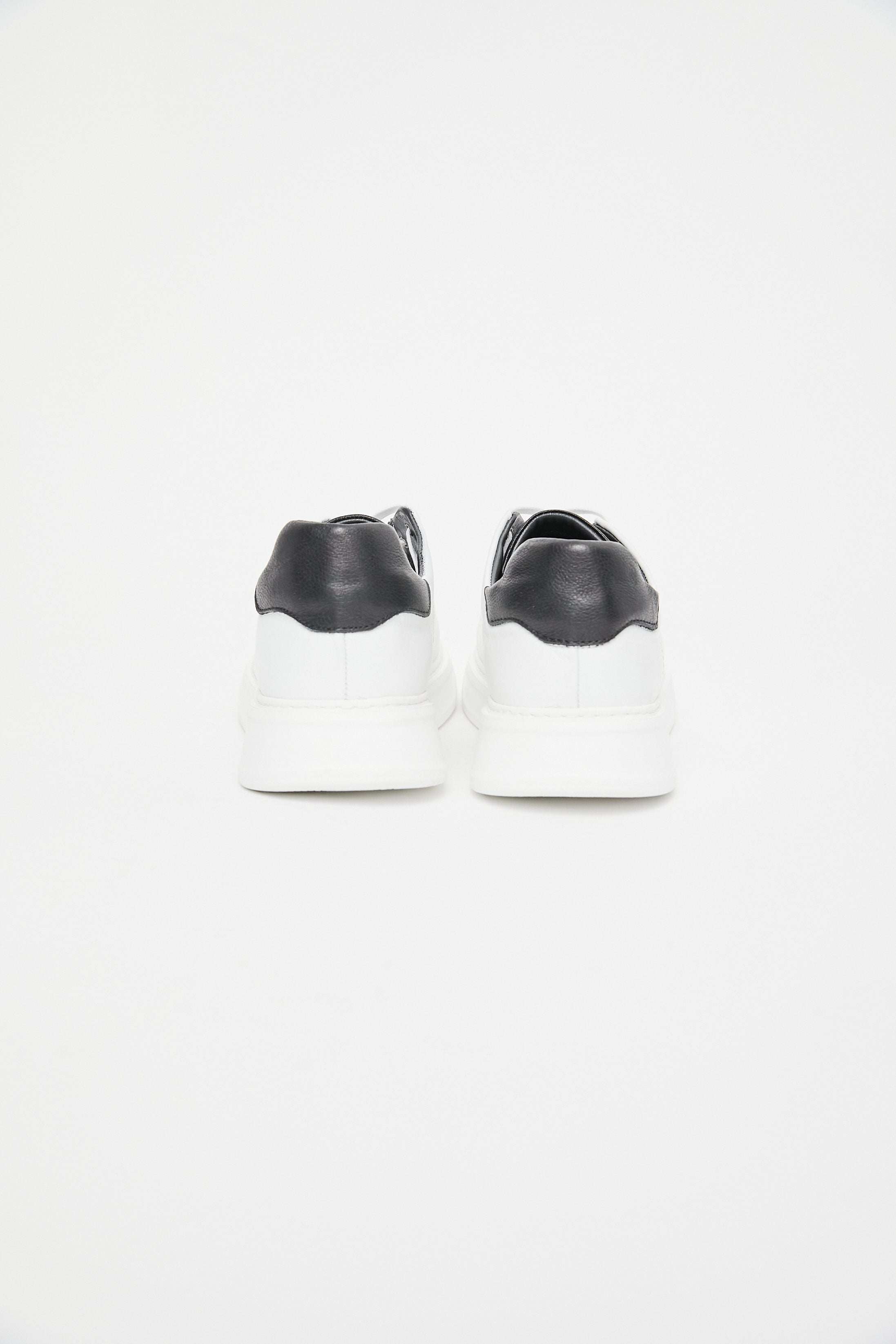Leather Casual Shoes with Stitching Details