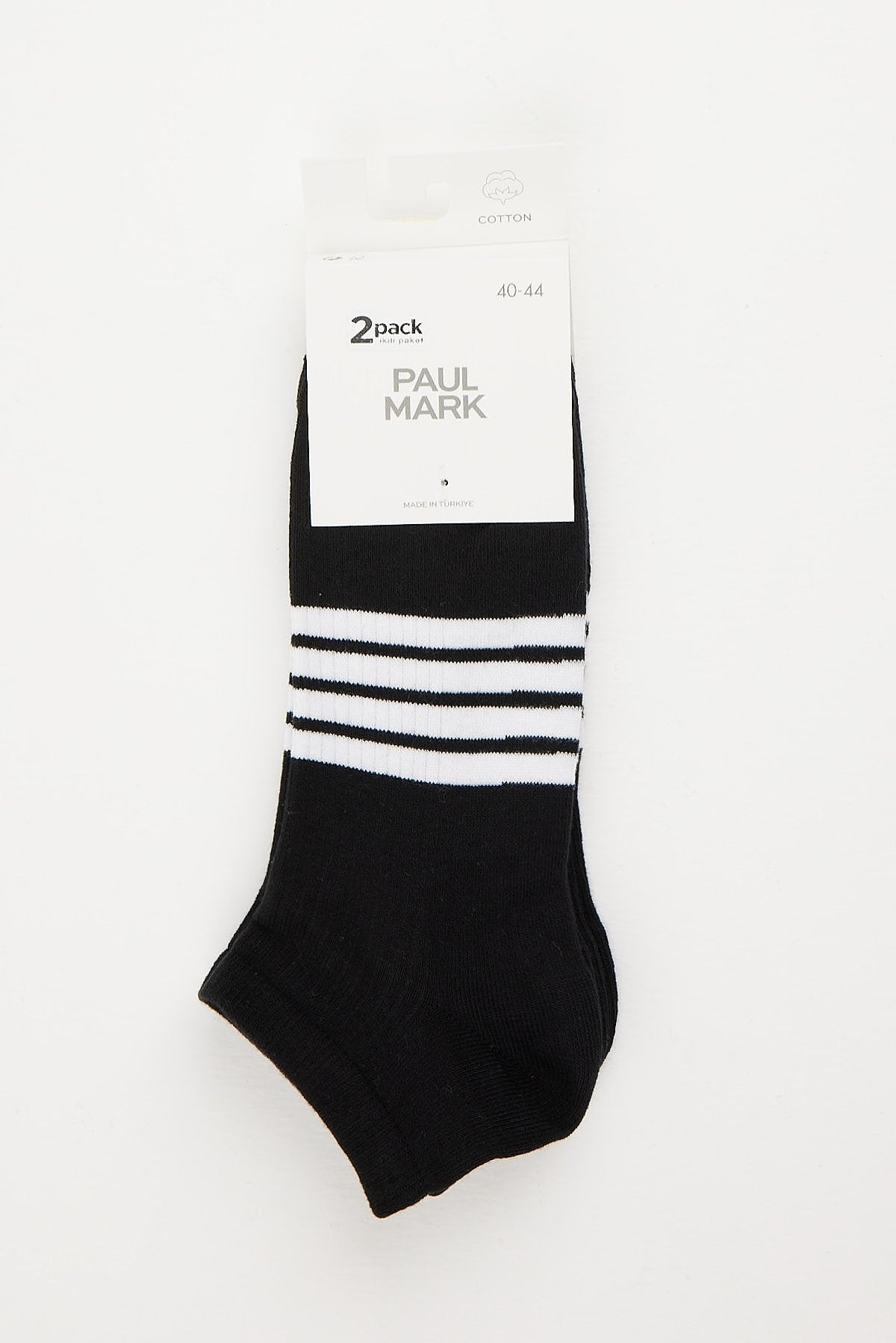 Men's Cotton 2-Pack Ankle Socks