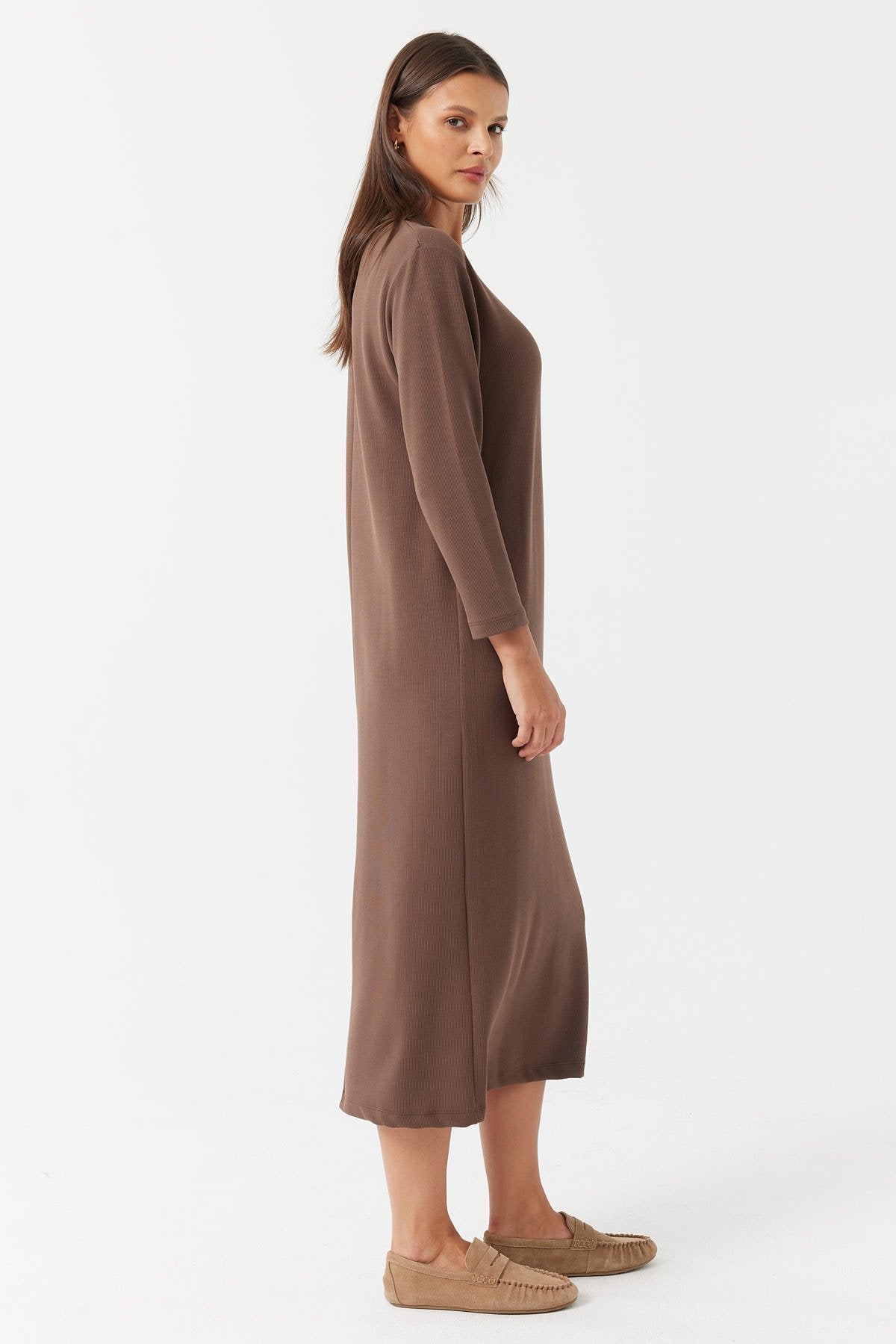 Women's Long Corduroy Dress