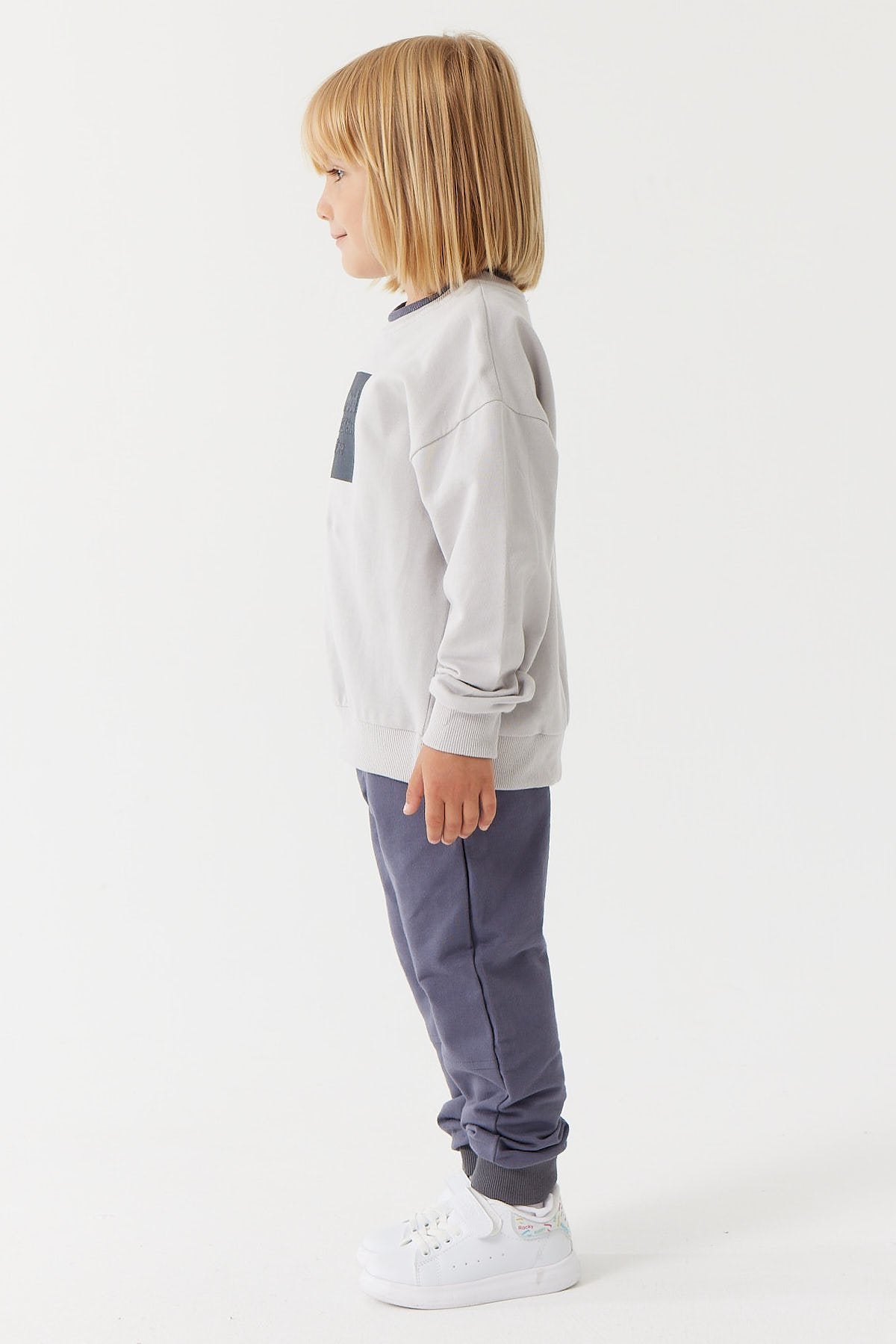 Boy's Printed Detailed 2-Piece Set