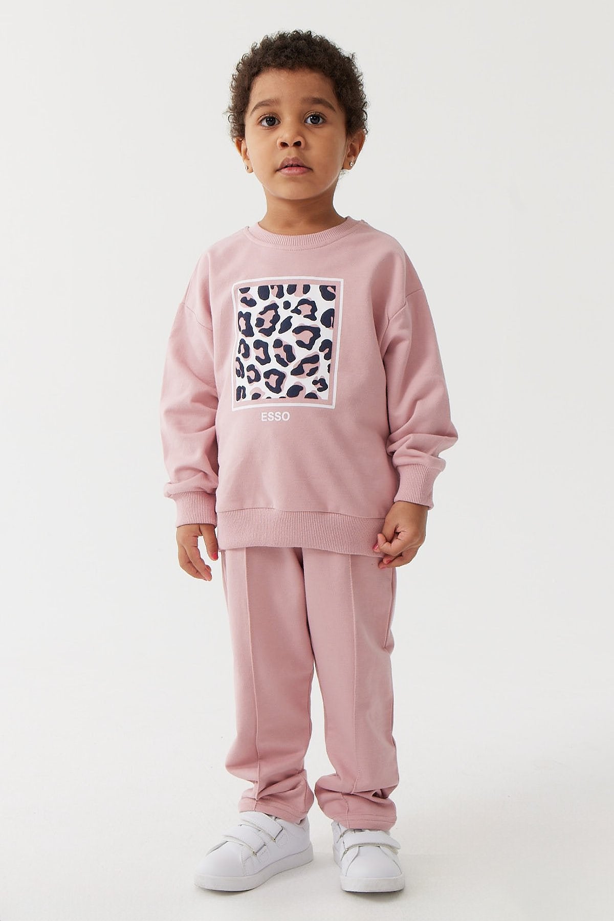 Girl's Printed Detailed 2-Piece Set