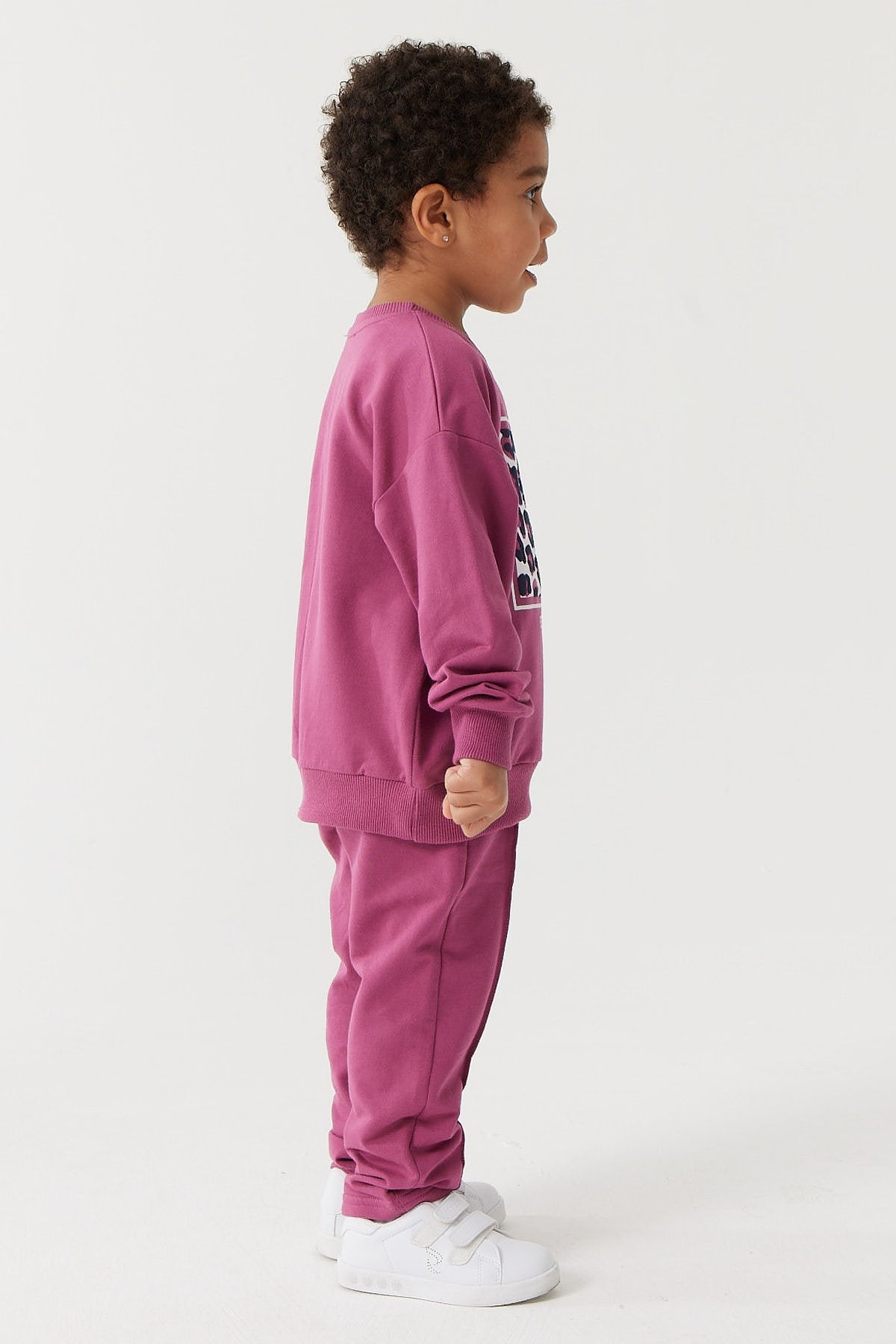 Girl's Printed Detailed 2-Piece Set