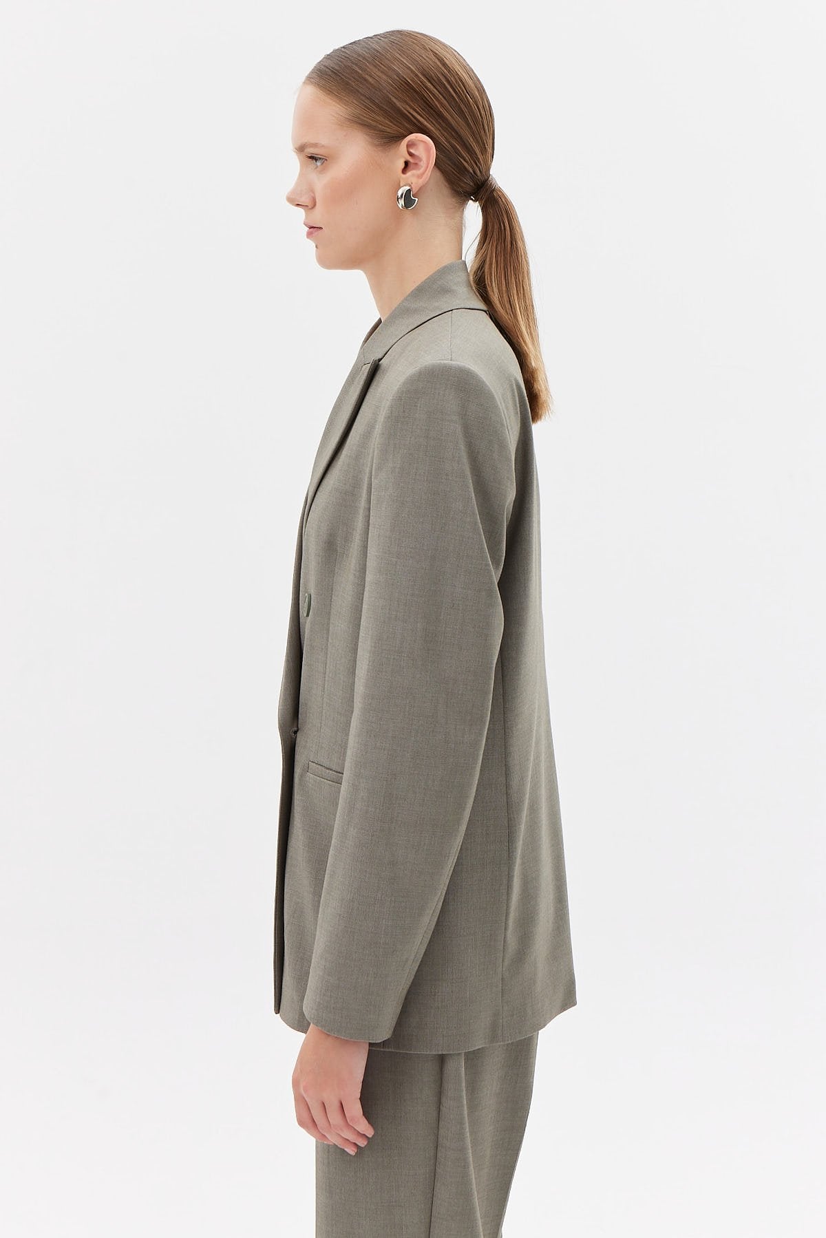 Women's Double-Breasted Closure Jacket