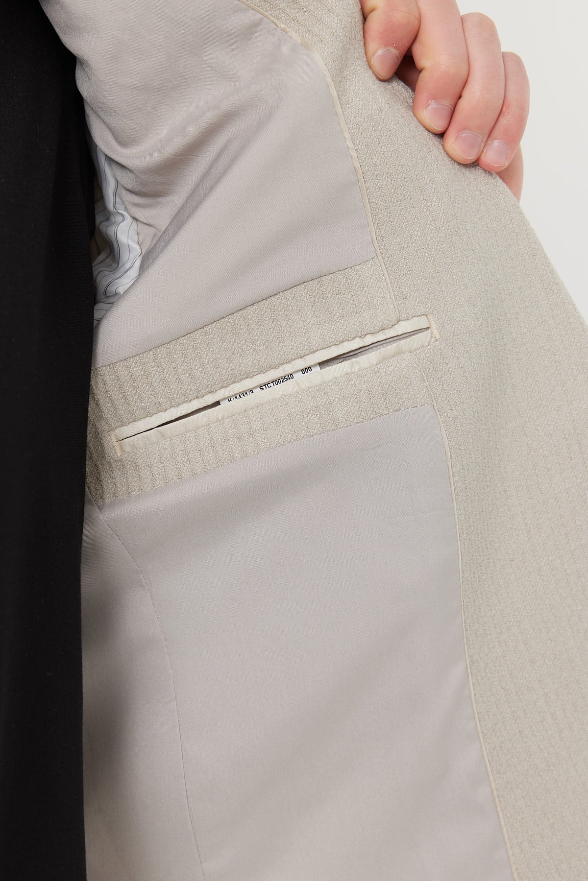 سترة رجالية بياقة أحادية