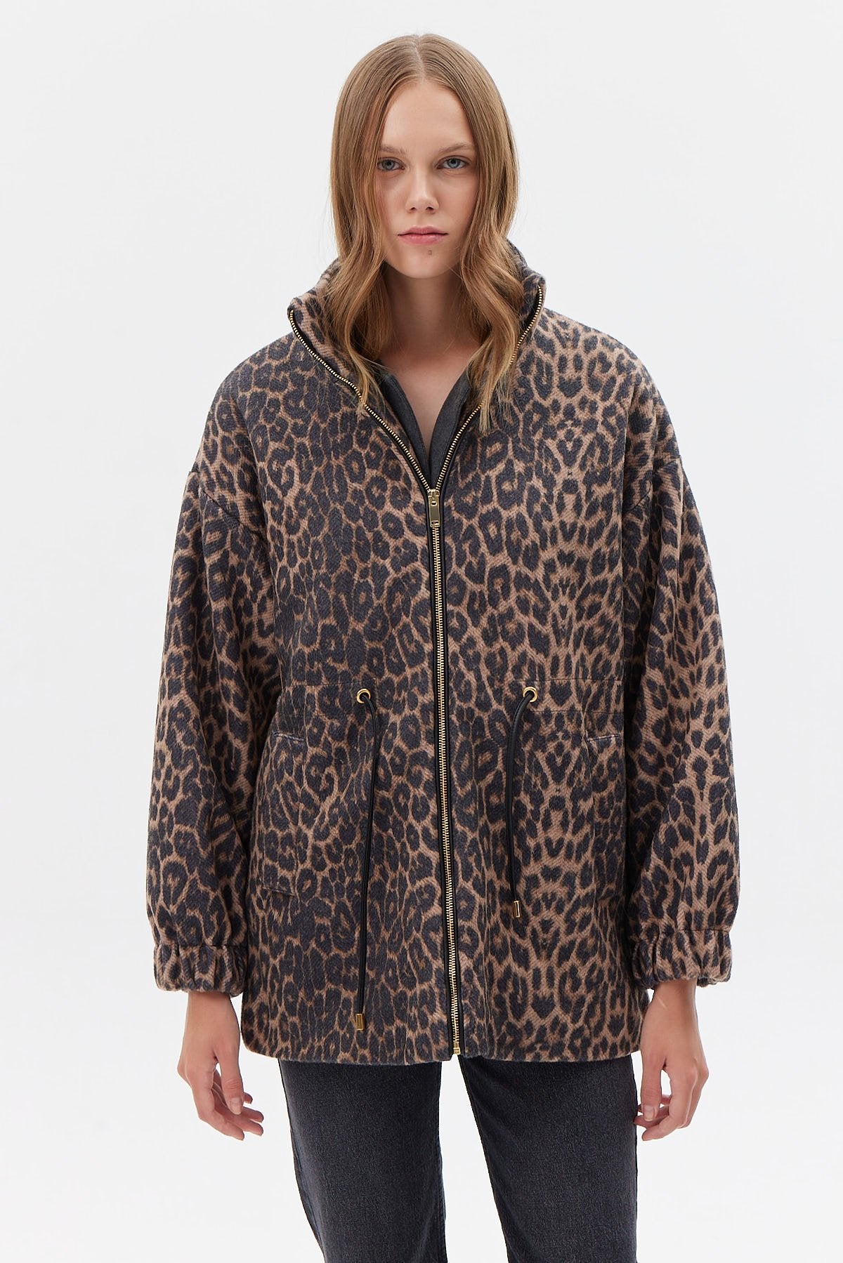 Women's Leopard Print Coat