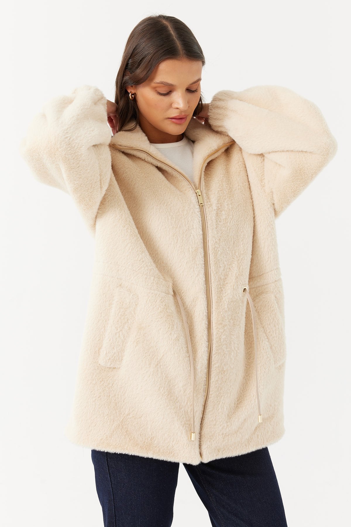 Kadın Kısa Kürk Kaban