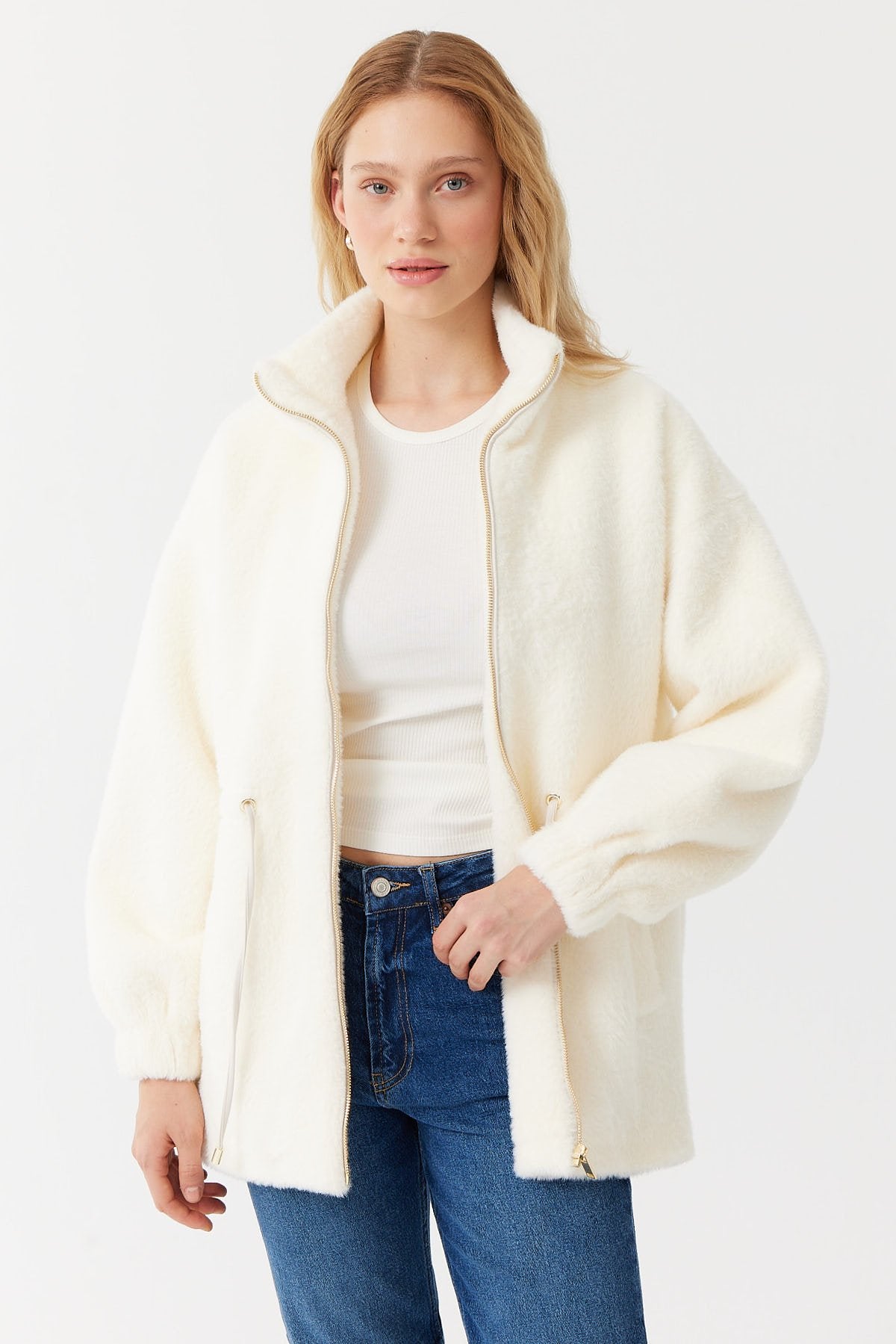 Kadın Kısa Kürk Kaban