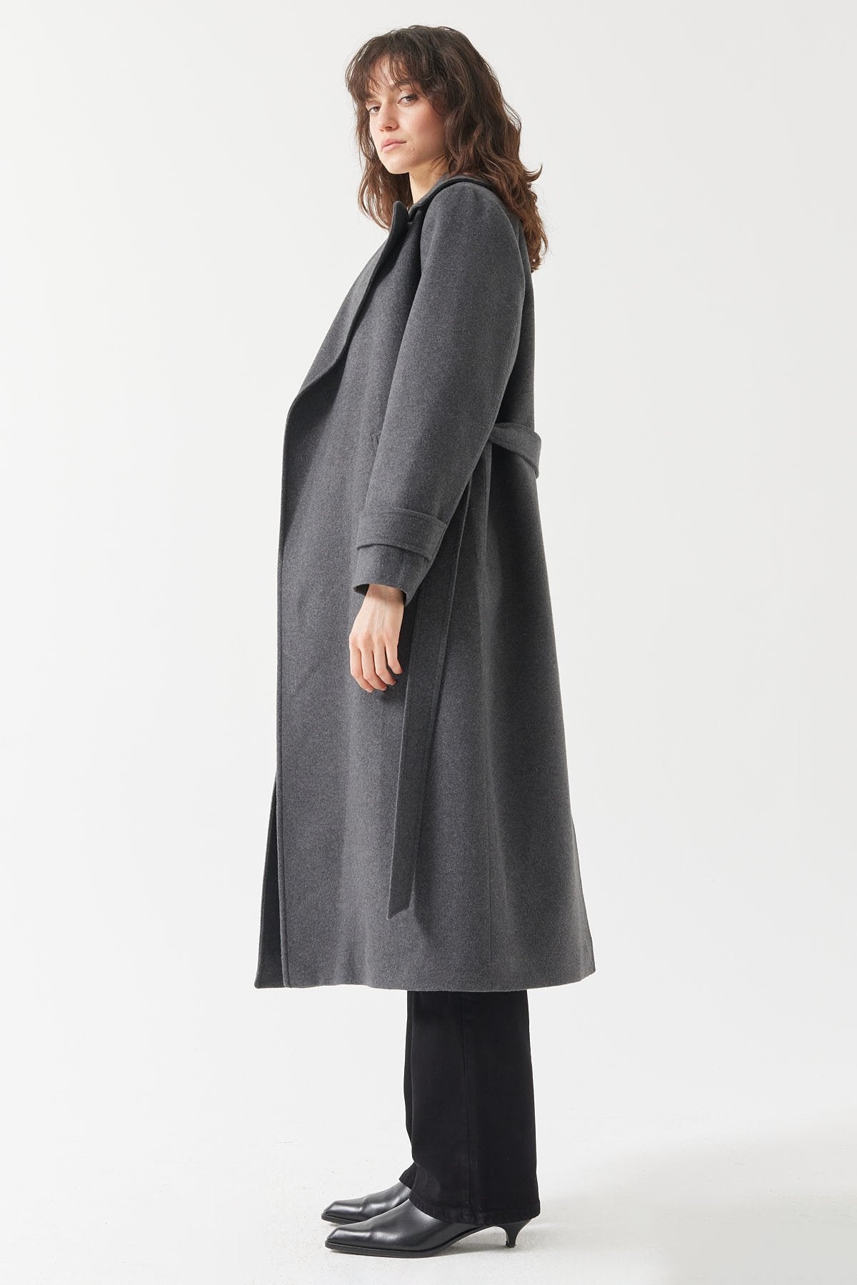 Women's Belted Cashmere Coat