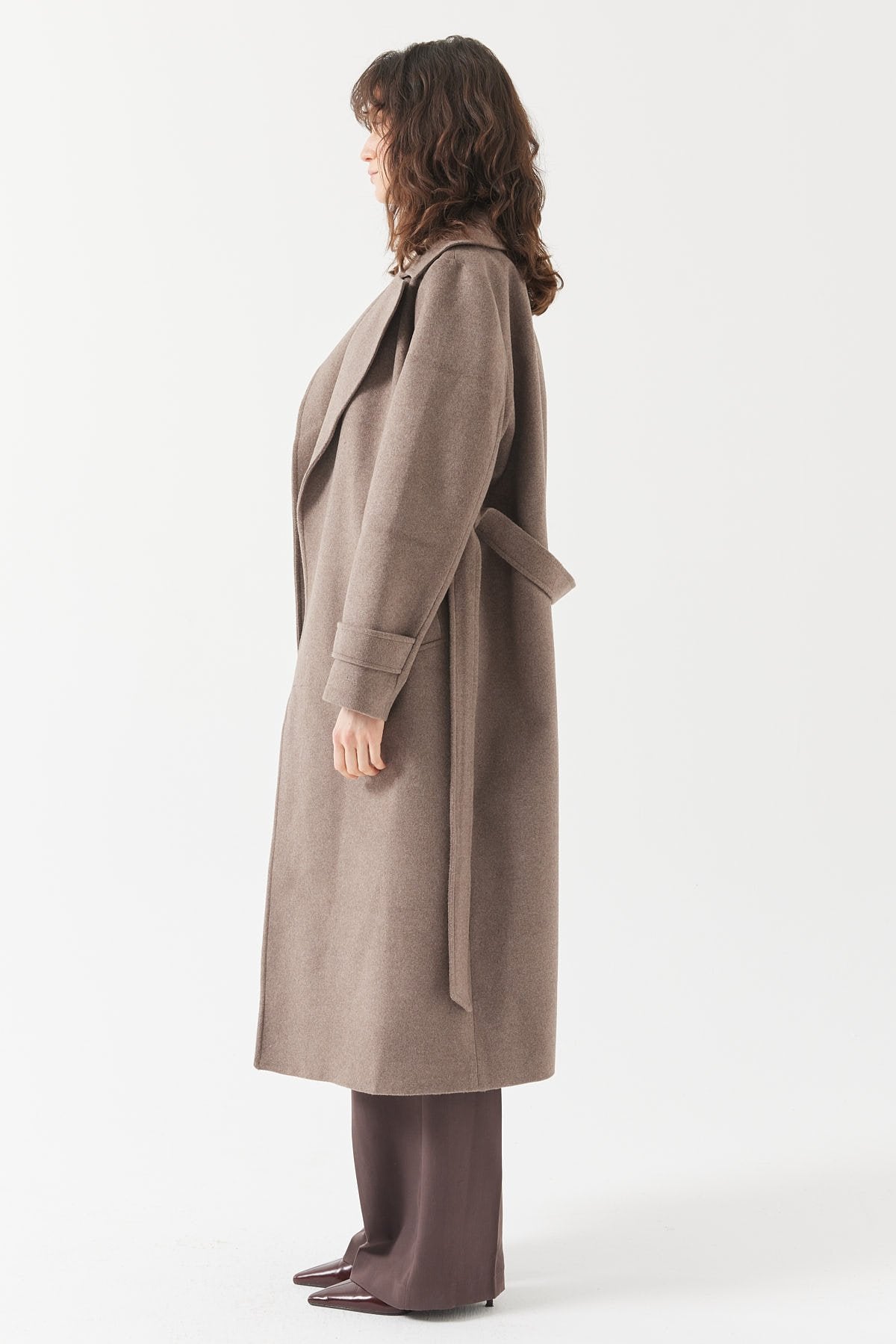 Women's Belted Cashmere Coat