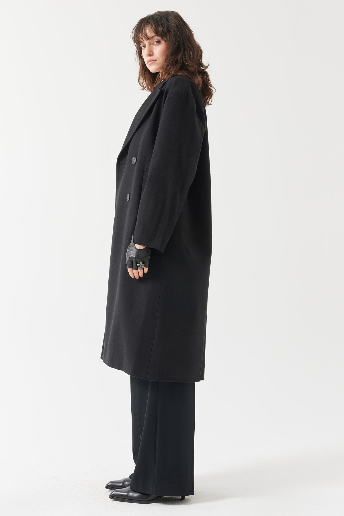 قاپوتی کشمیری بەدوگمەی ئافرەتان