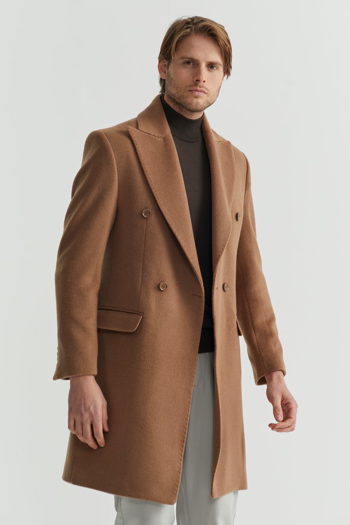 Men's Swallow Collar Coat