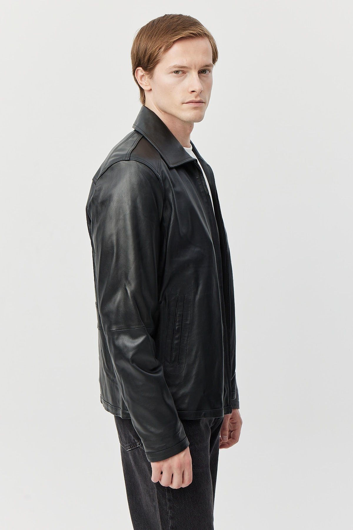 Men's Regular Leather Jacket