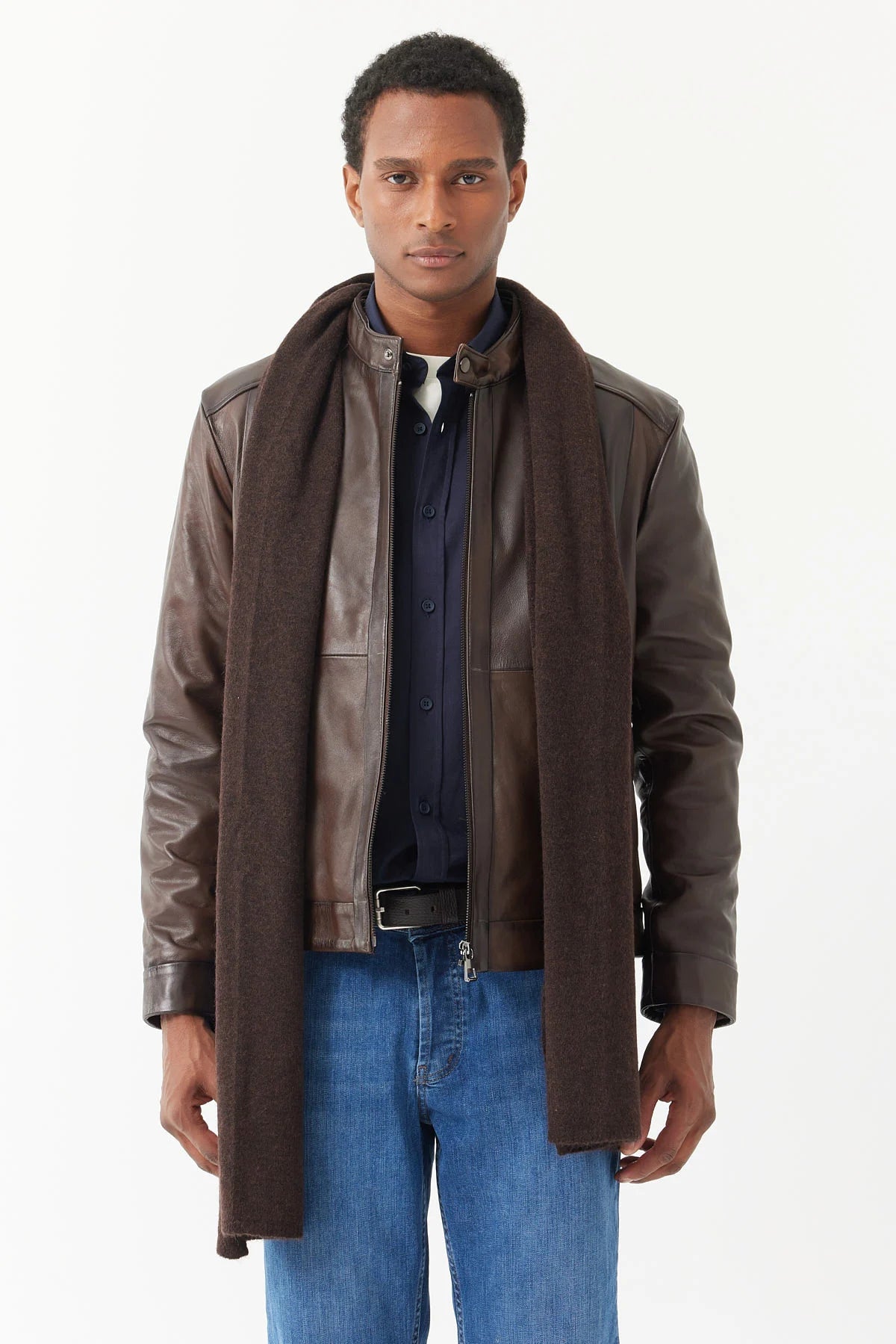 Men's Regular Leather Jacket