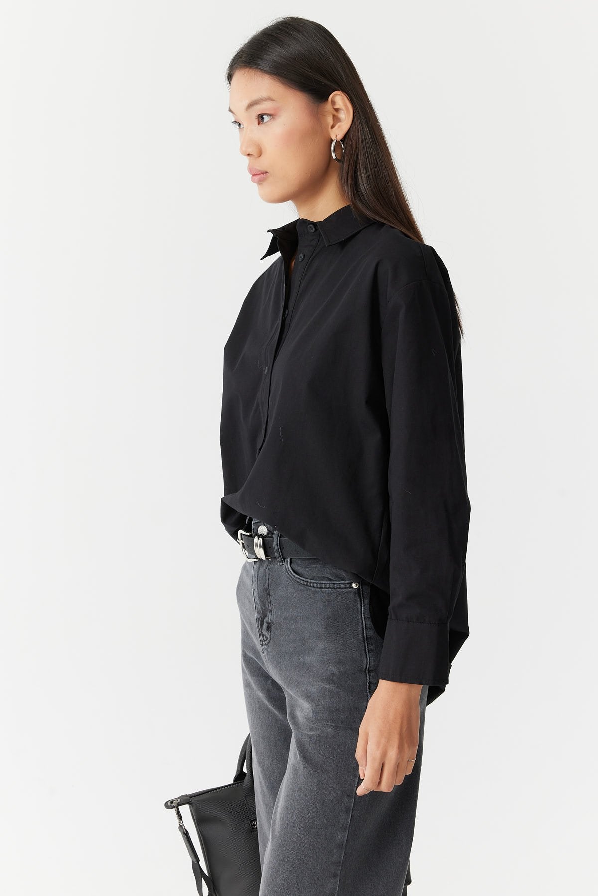 Kadın Yarım Patlı Gömlek