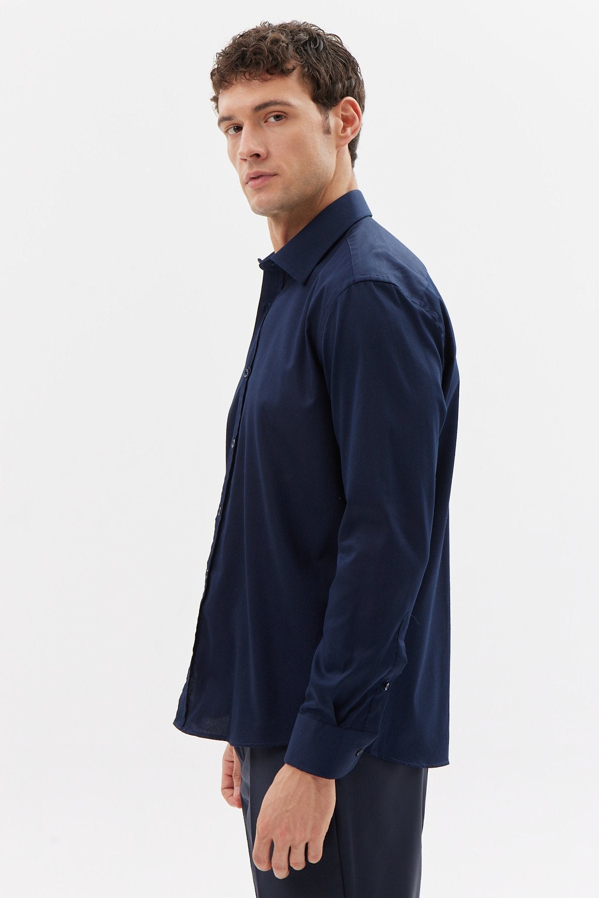 Erkek Klasik Normal Kesim Gömlek