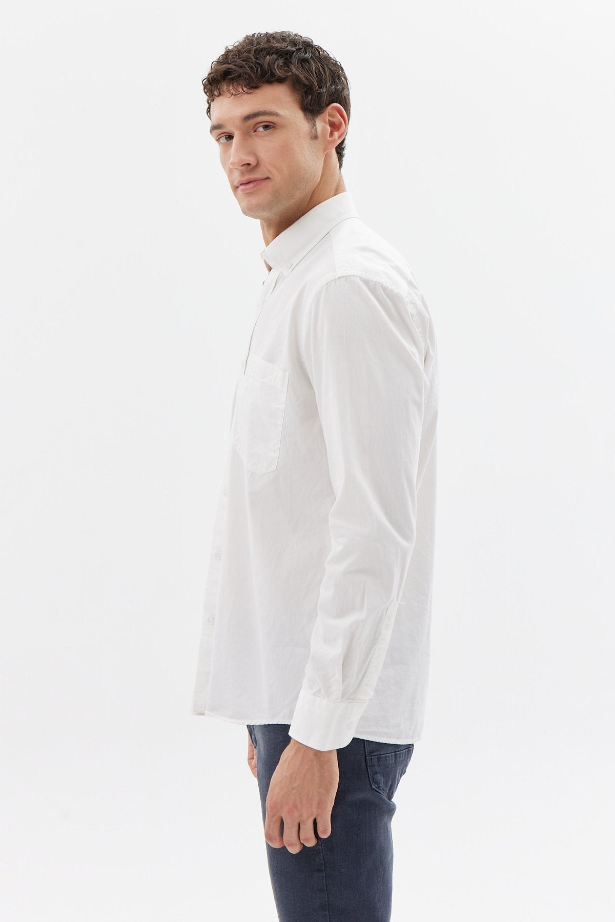 Cepli Erkek Normal Gömlek
