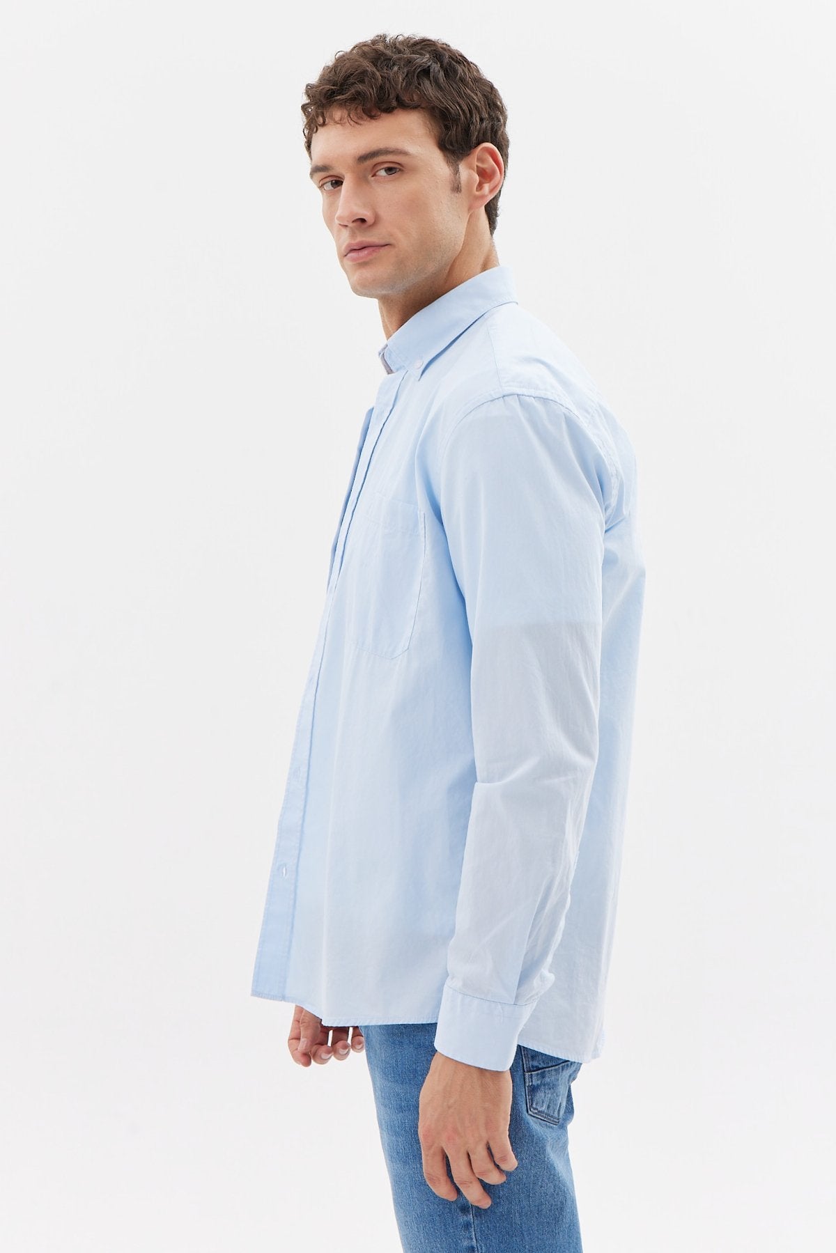 Cepli Erkek Normal Gömlek