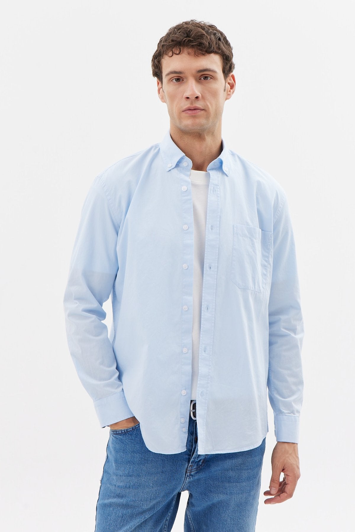 Cepli Erkek Normal Gömlek