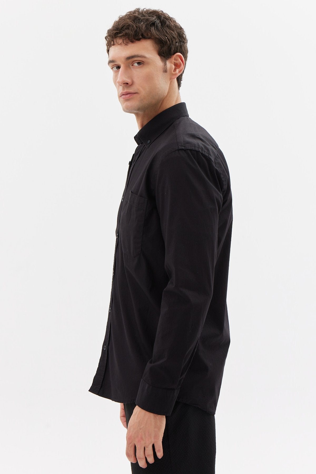 Cepli Erkek Normal Gömlek