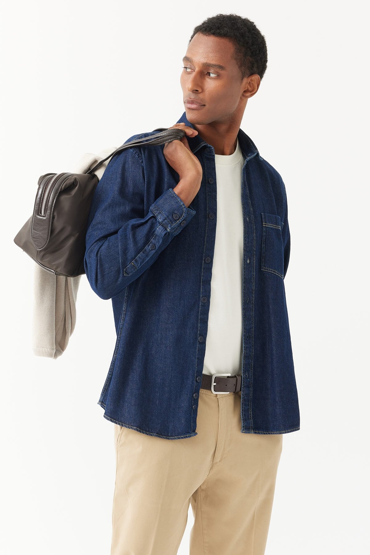 Men's Regular Denim Shirt